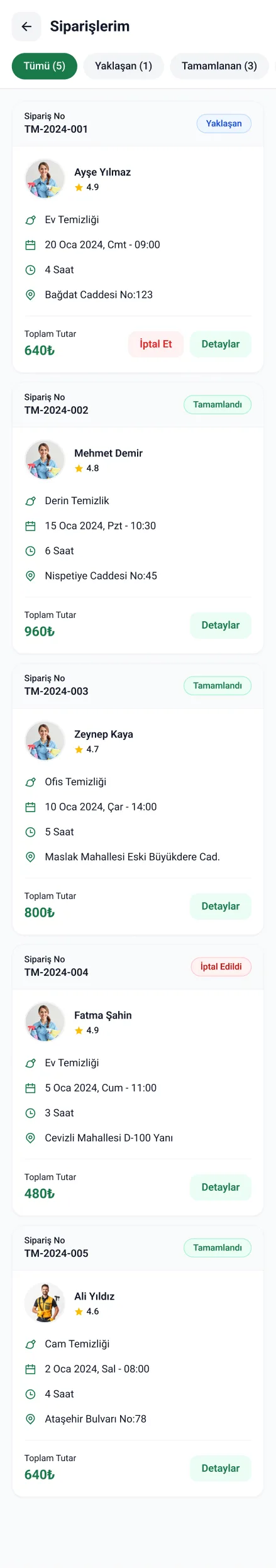 Clean Lab App — tasarım 49