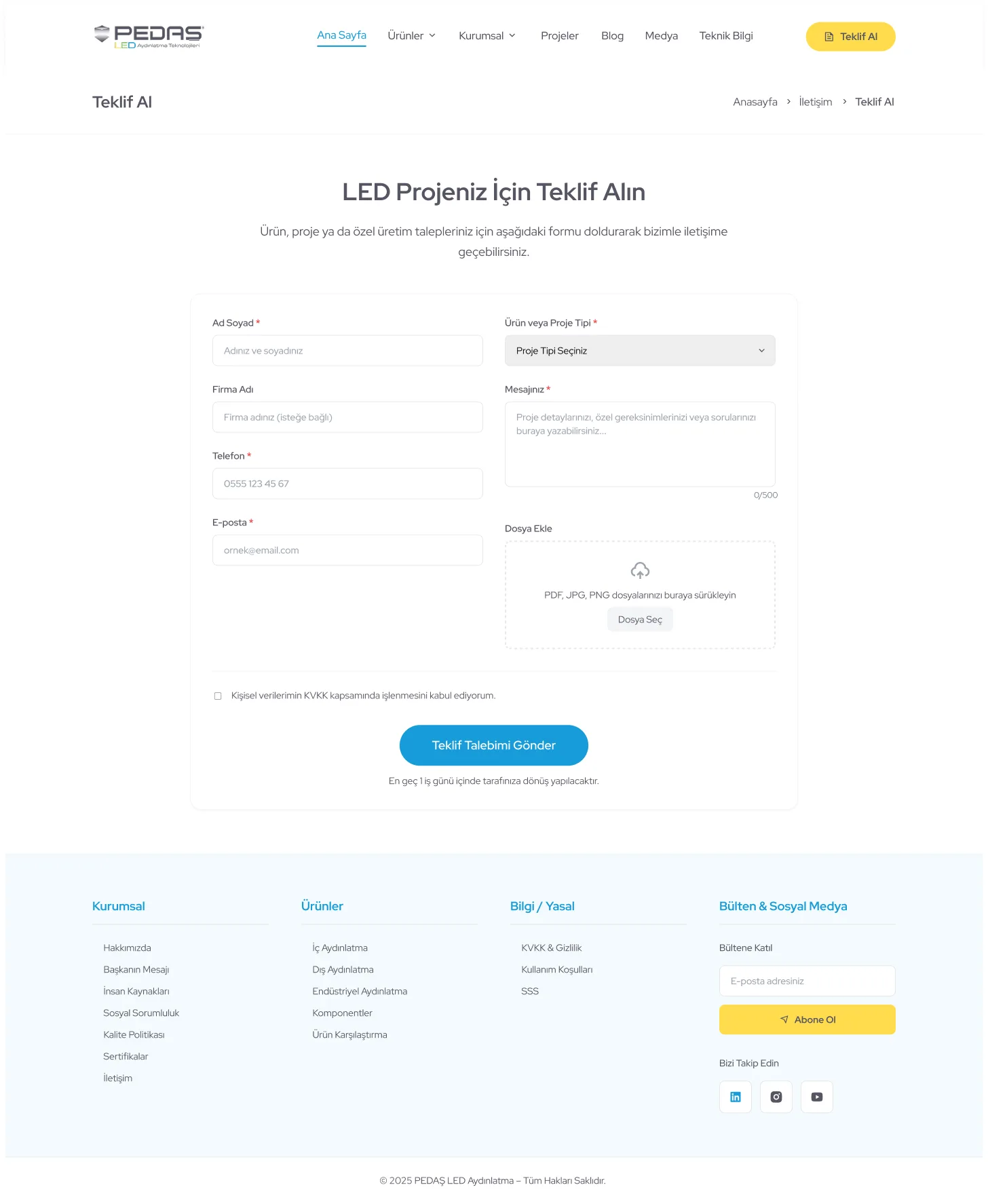 Pedaş LED — tasarım 19