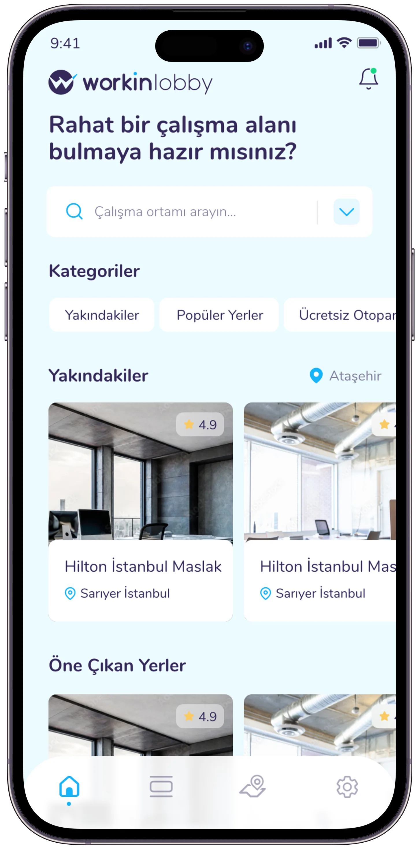 Workin Lobby — tasarım 7