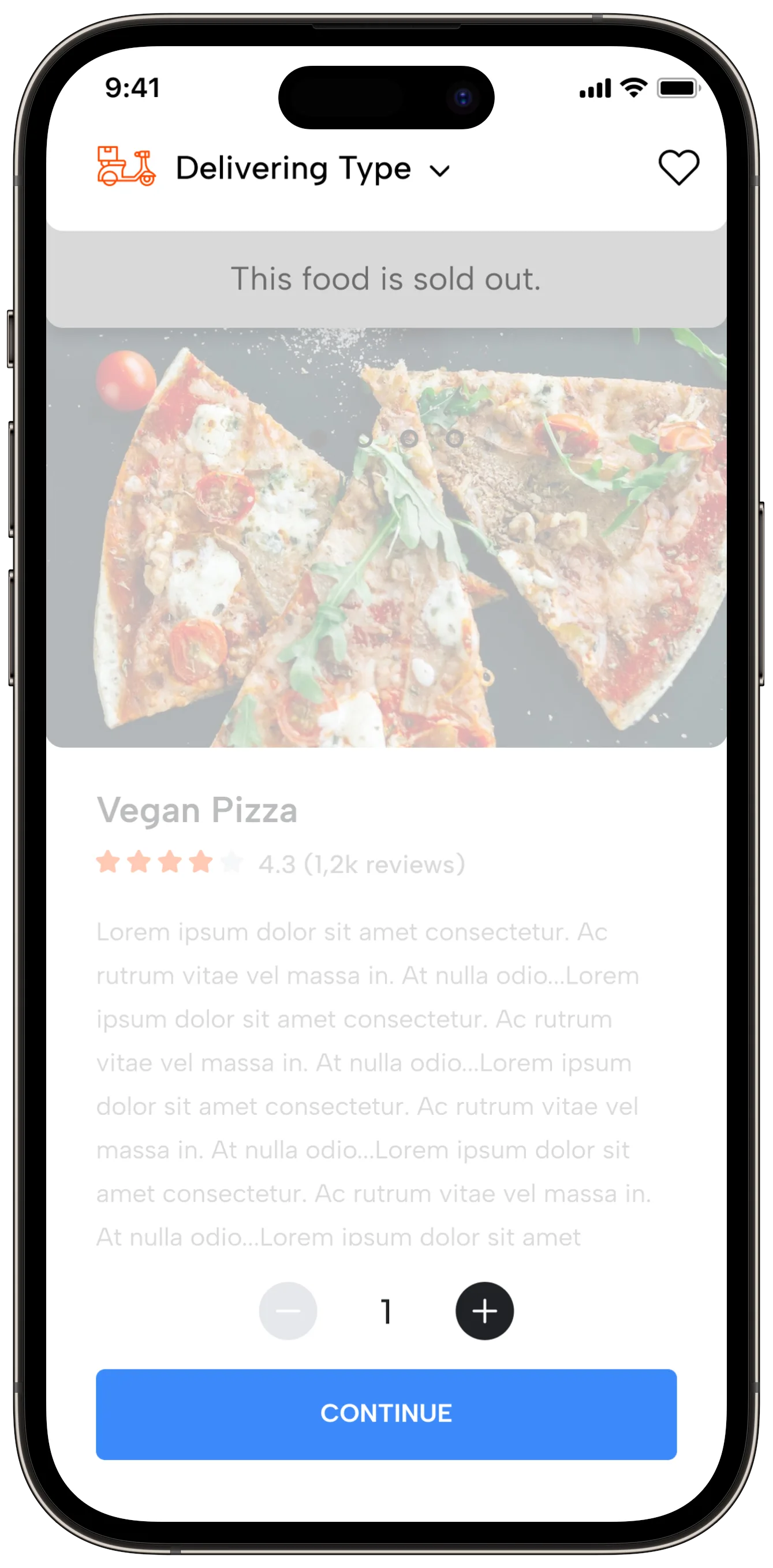 Food Delivery — tasarım 46