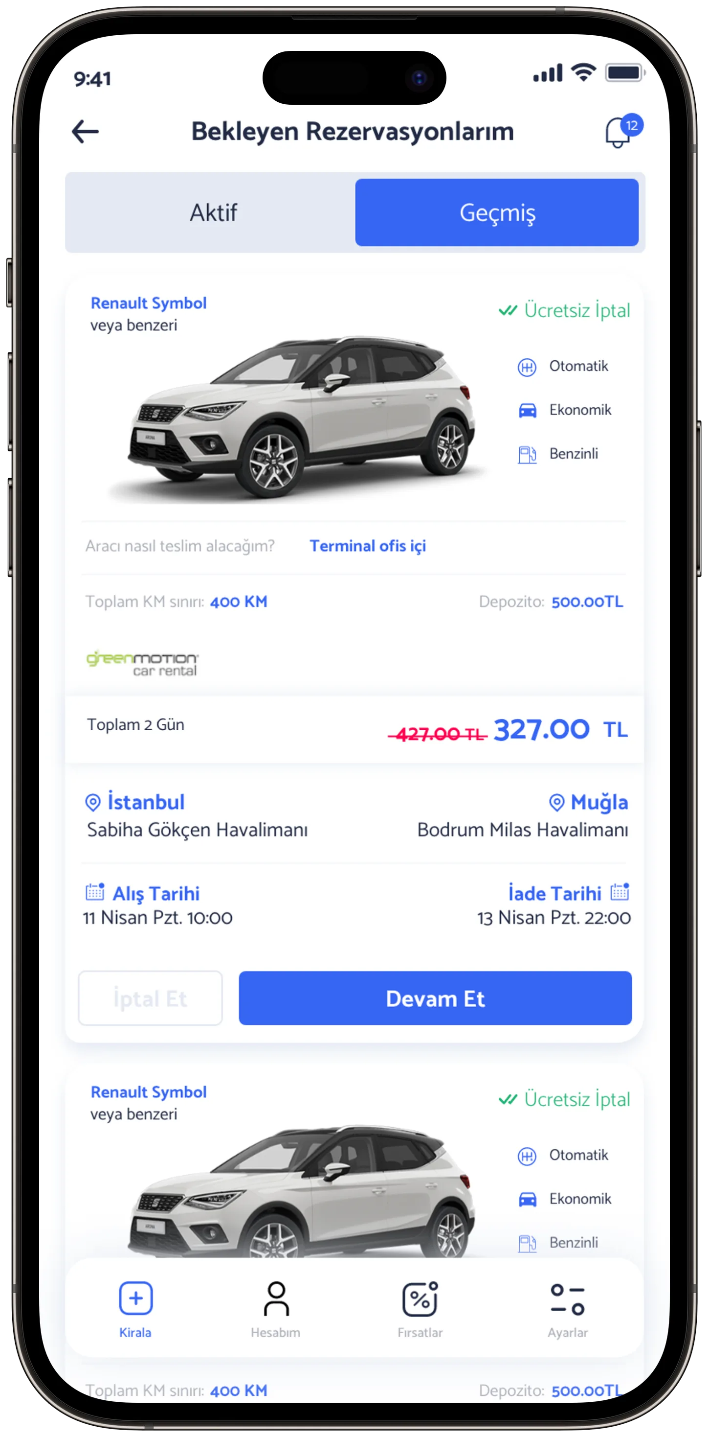 Ayes Rent A Car — tasarım 5