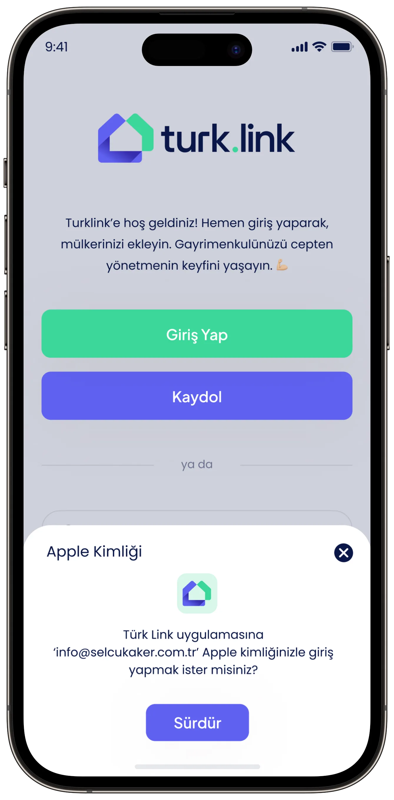 Real Estate App — tasarım 19