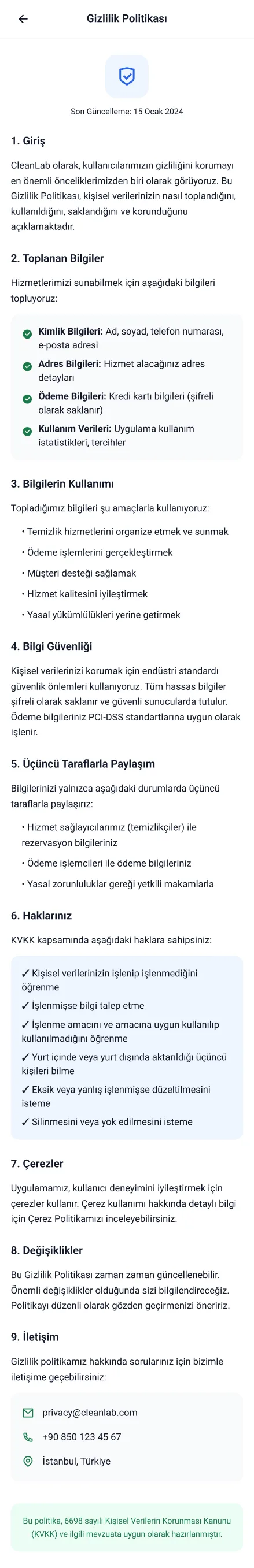 Clean Lab App — tasarım 36