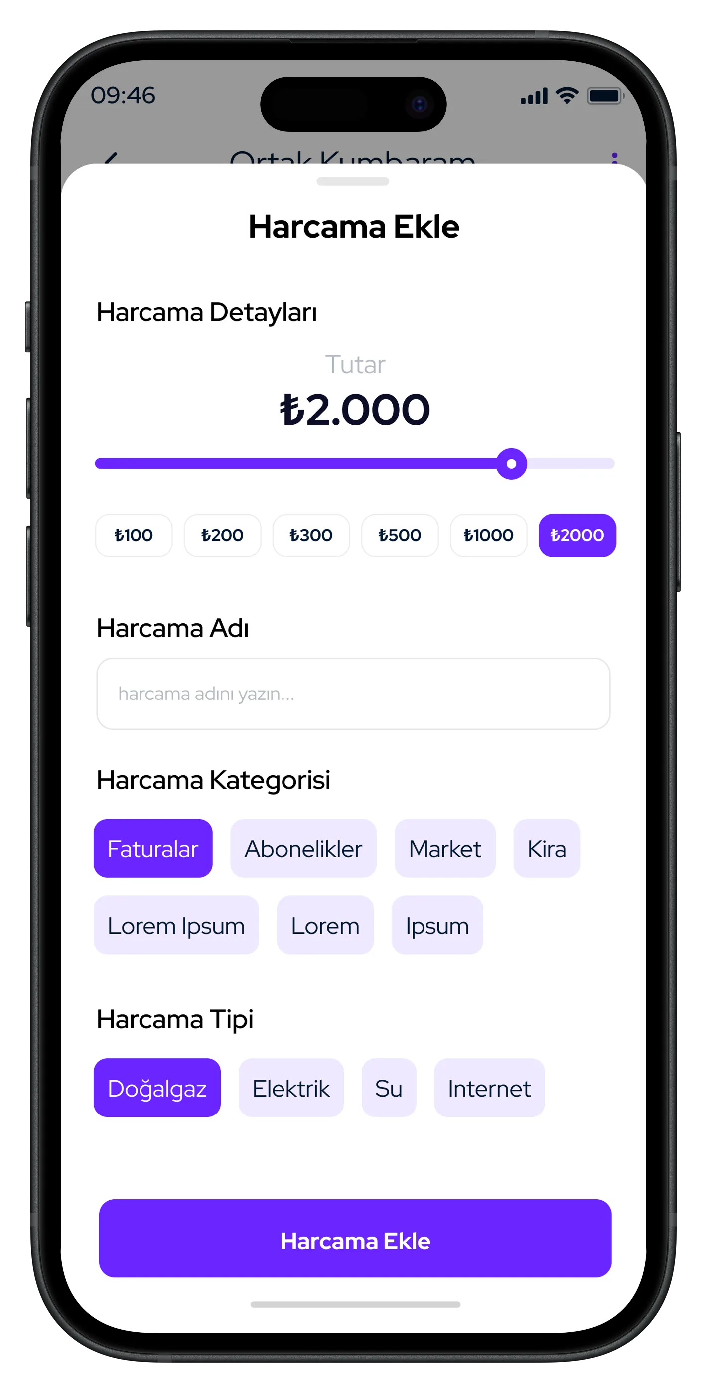 Parent & Child Finance Mobile App — tasarım 45