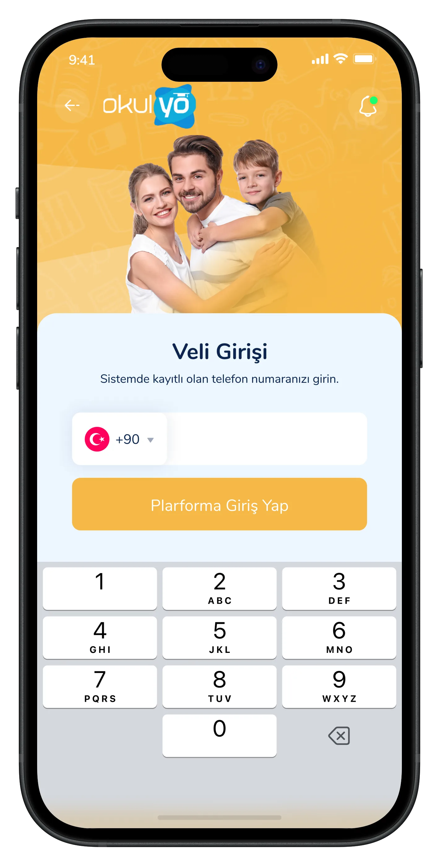 Parent & Student Mobile App — tasarım 34