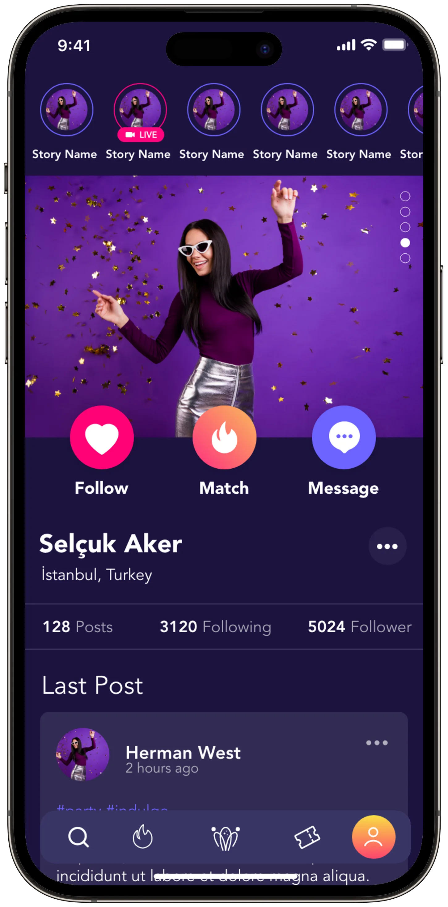 Indulge Social — tasarım 61