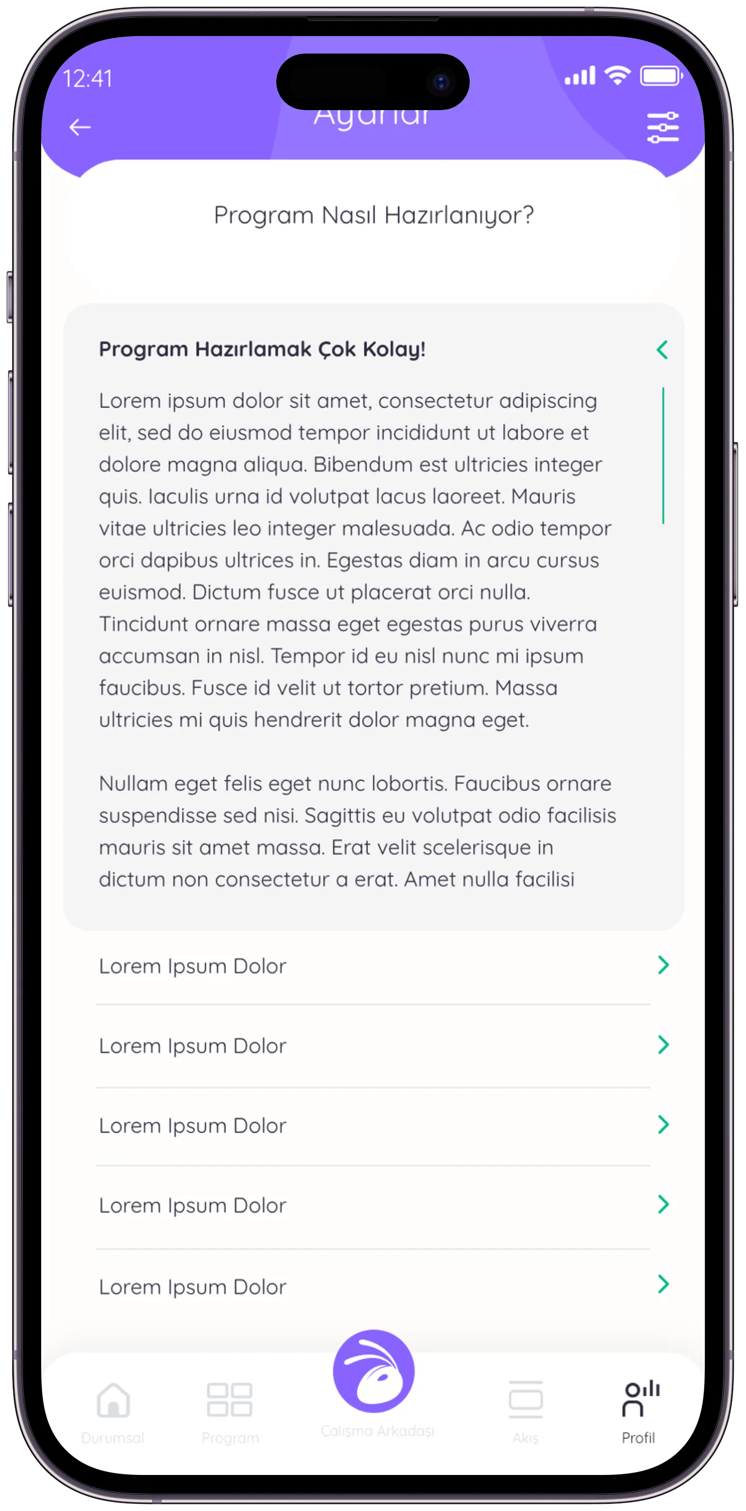 Determinant App — tasarım 16