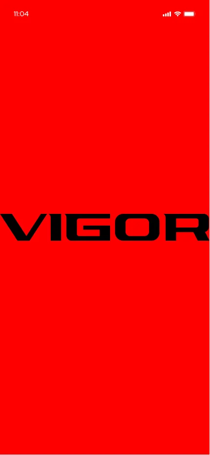 Vigor Gym App uygulama ekranı