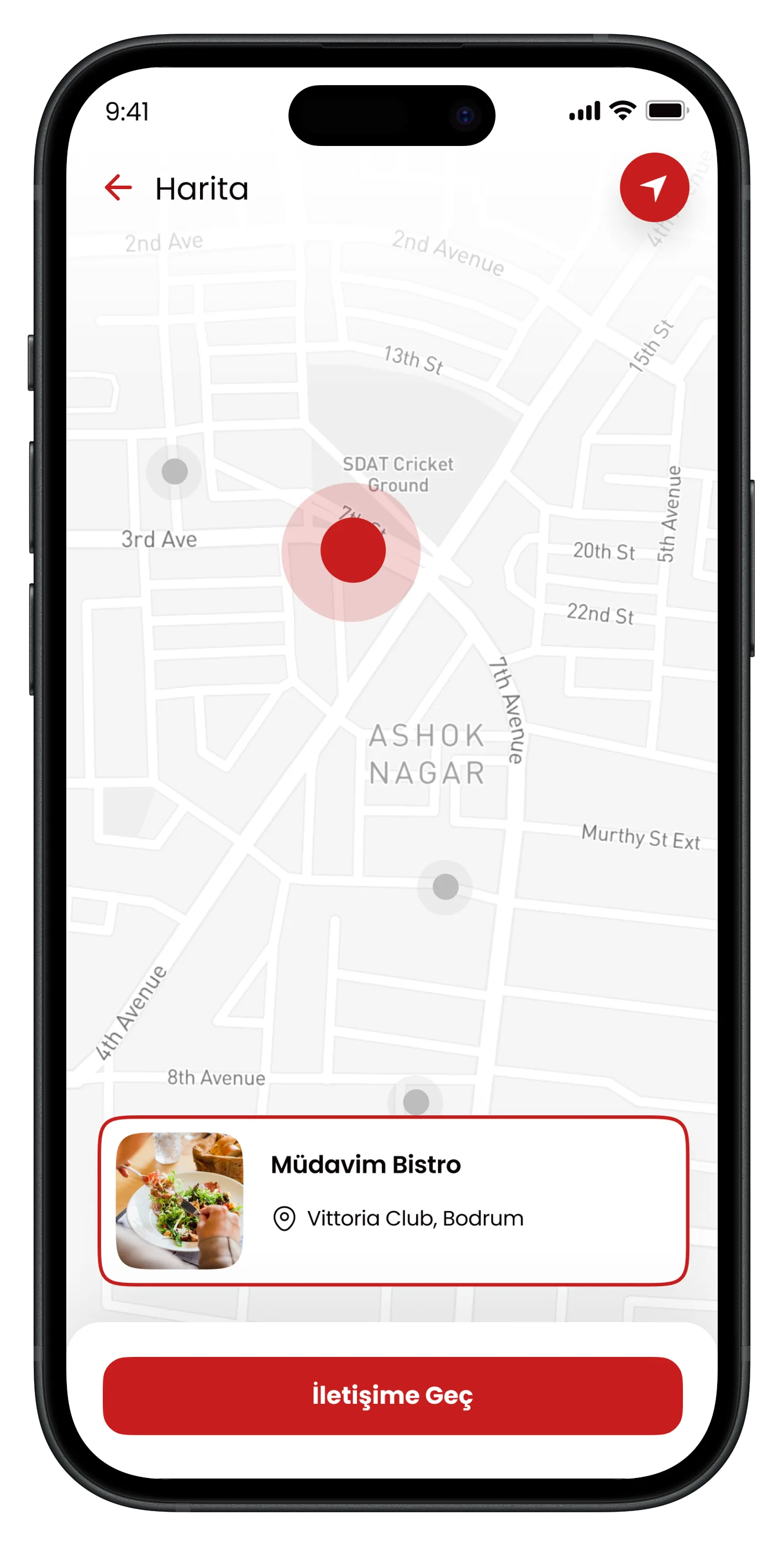 Food & Drink Discount App — tasarım 6
