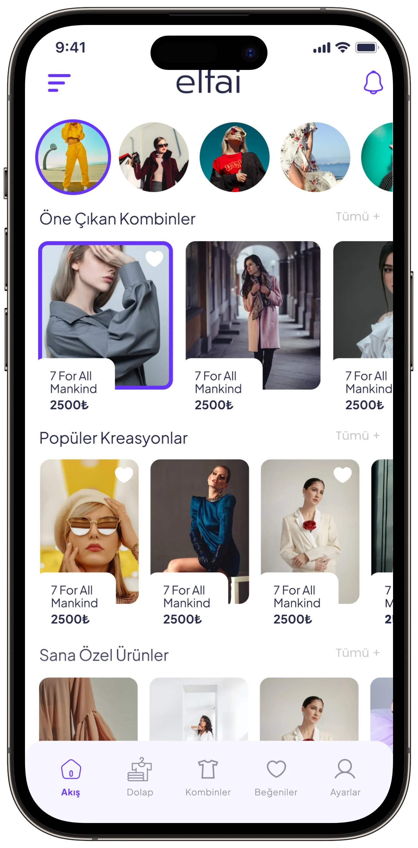 Fashion App — tasarım 9