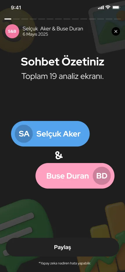 WhatsWrapped App uygulama ekranı