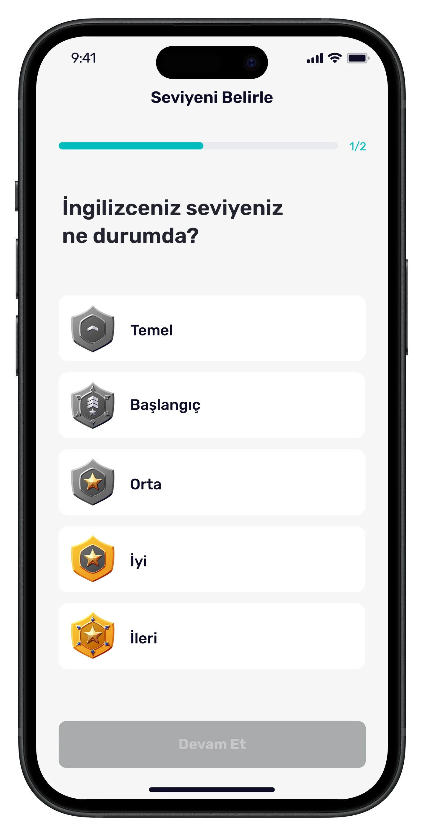 Learn English Mobile App — tasarım 29