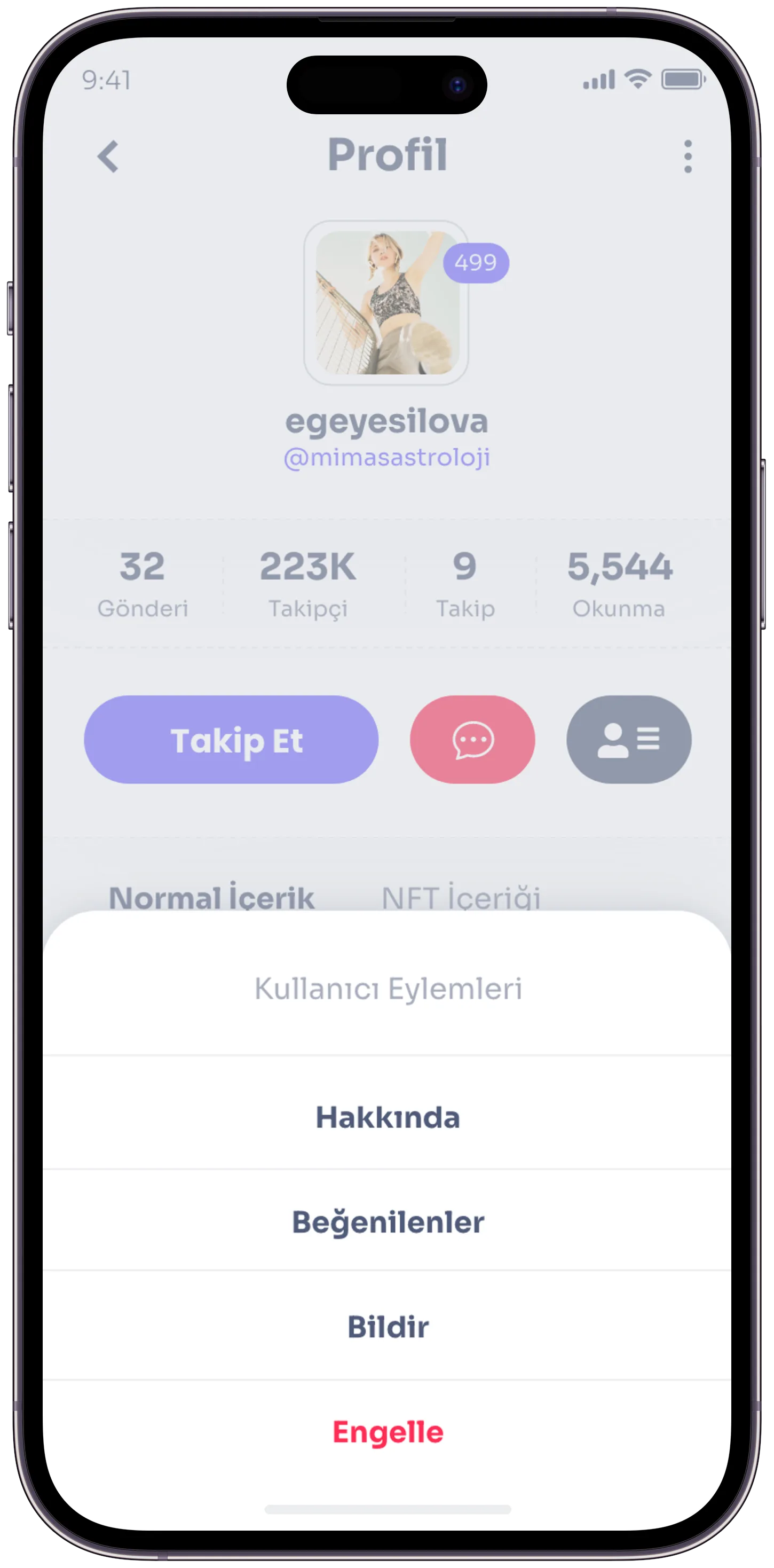 Wannart Social App — tasarım 31