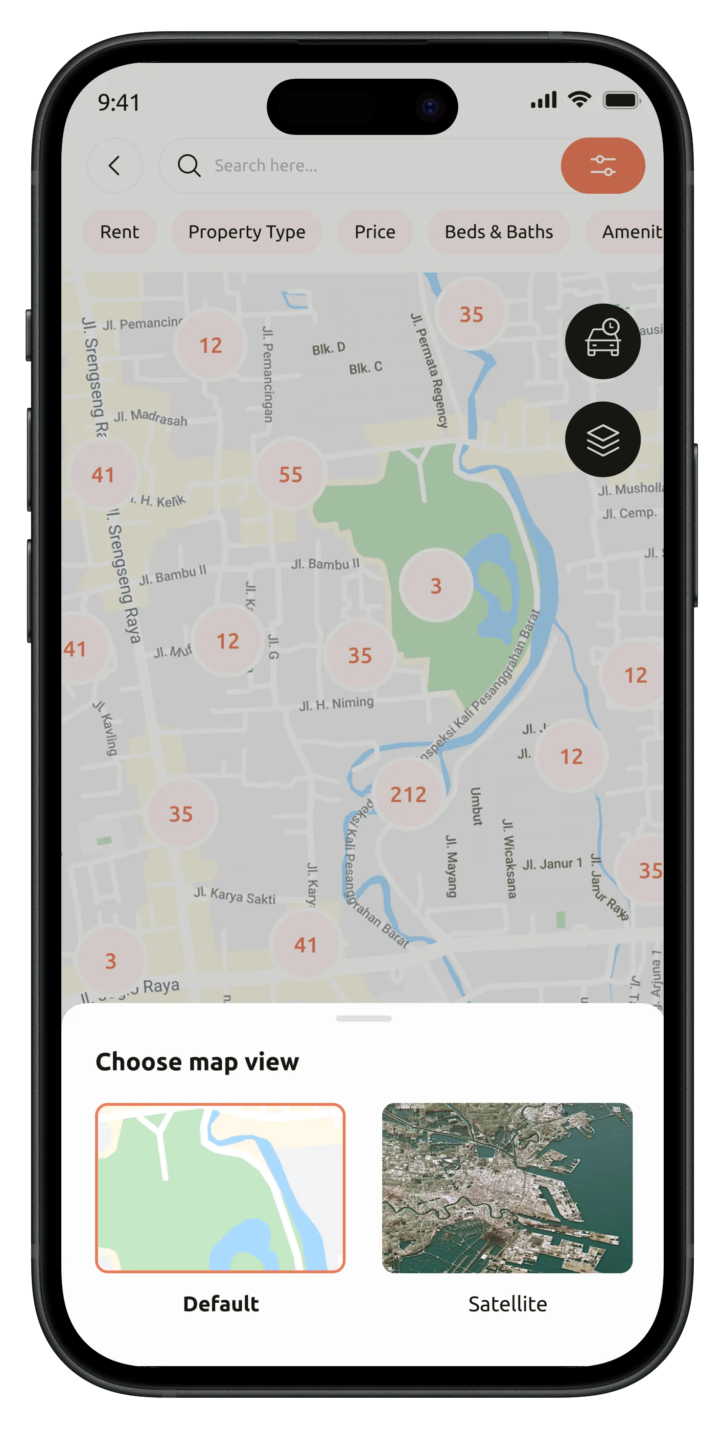Real Estate App — tasarım 13