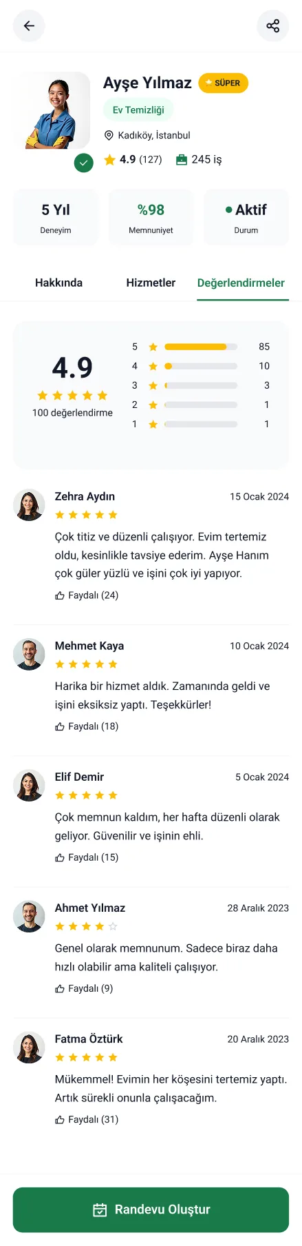 Clean Lab App — tasarım 84