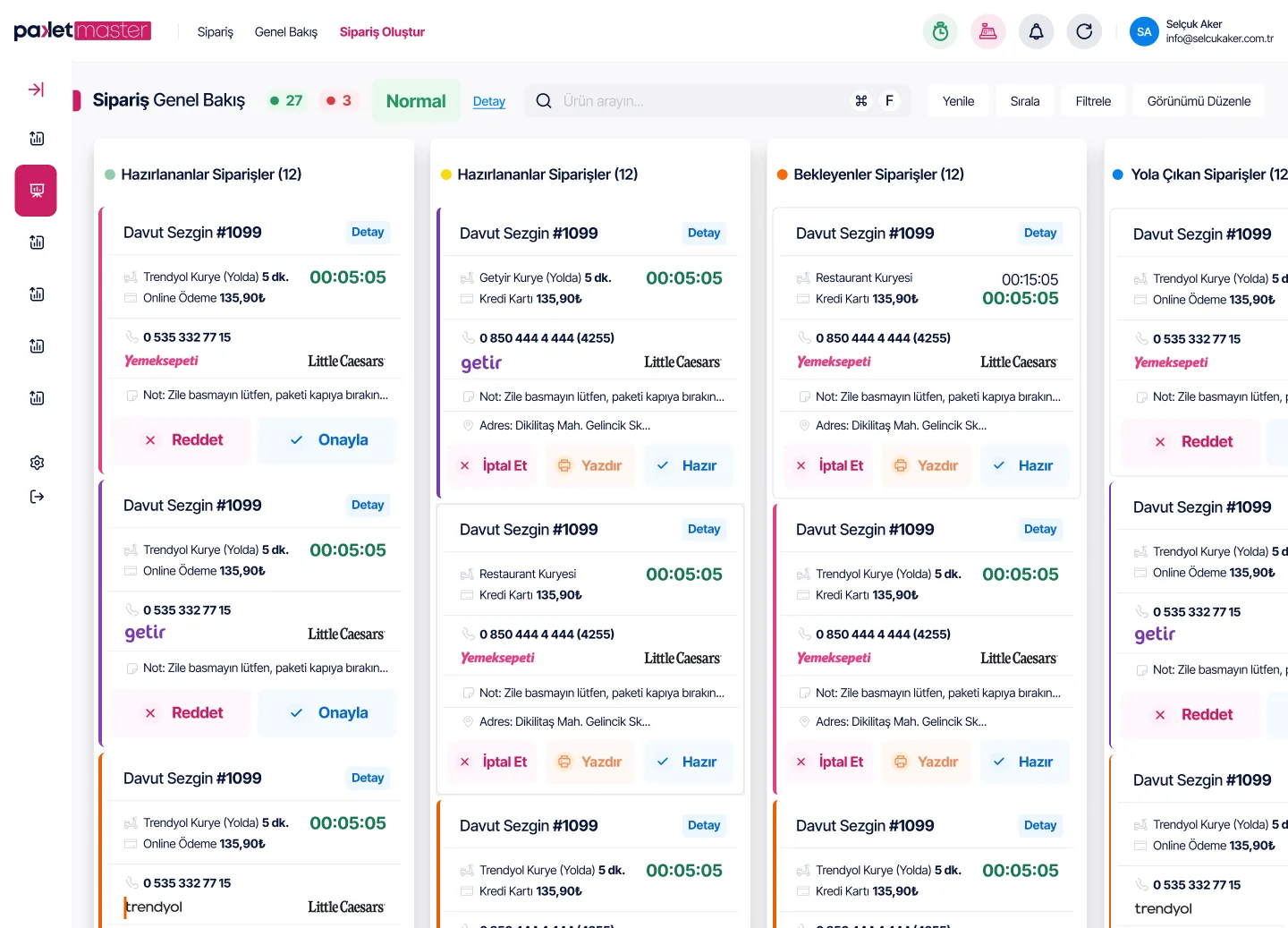 Order Tracking — tasarım 58