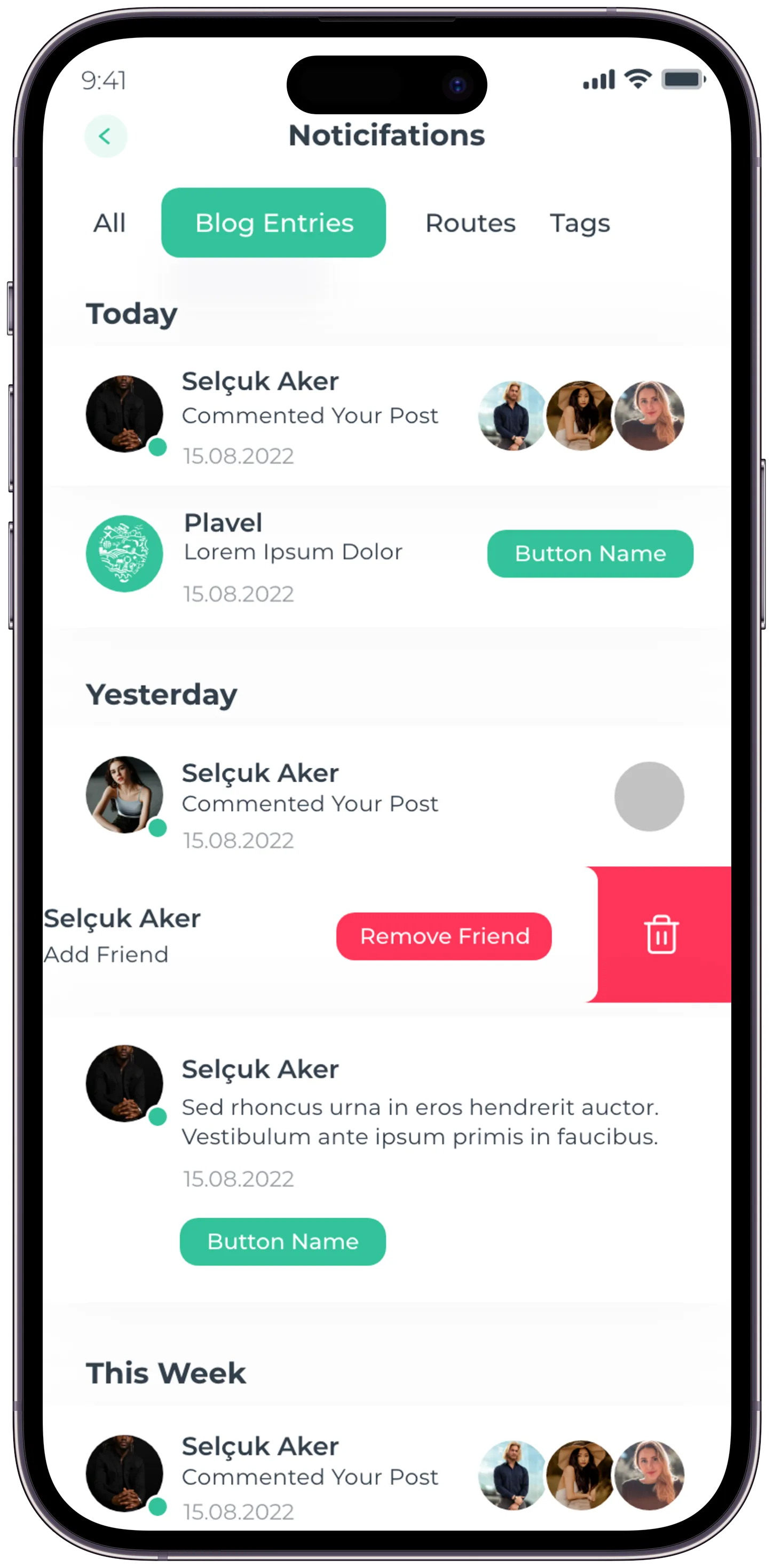 Plavel Tourism App — tasarım 24