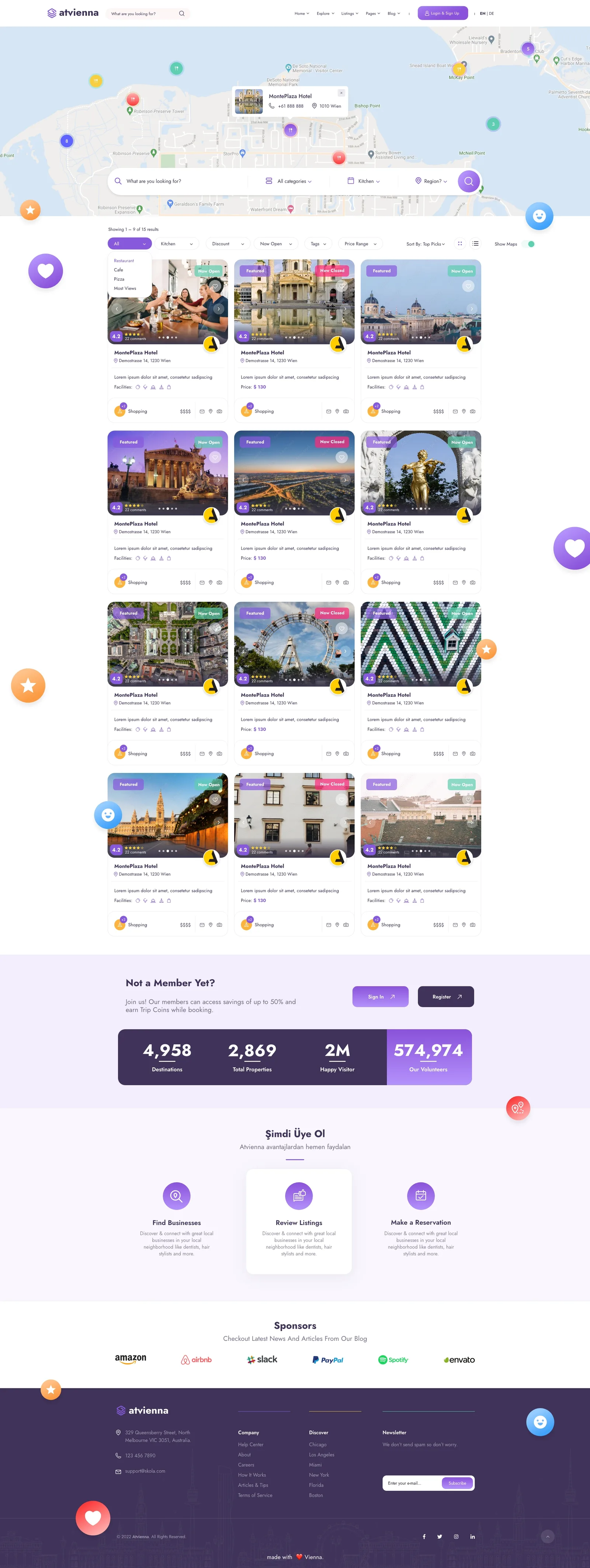 Vienna Travel Portal — tasarım 5