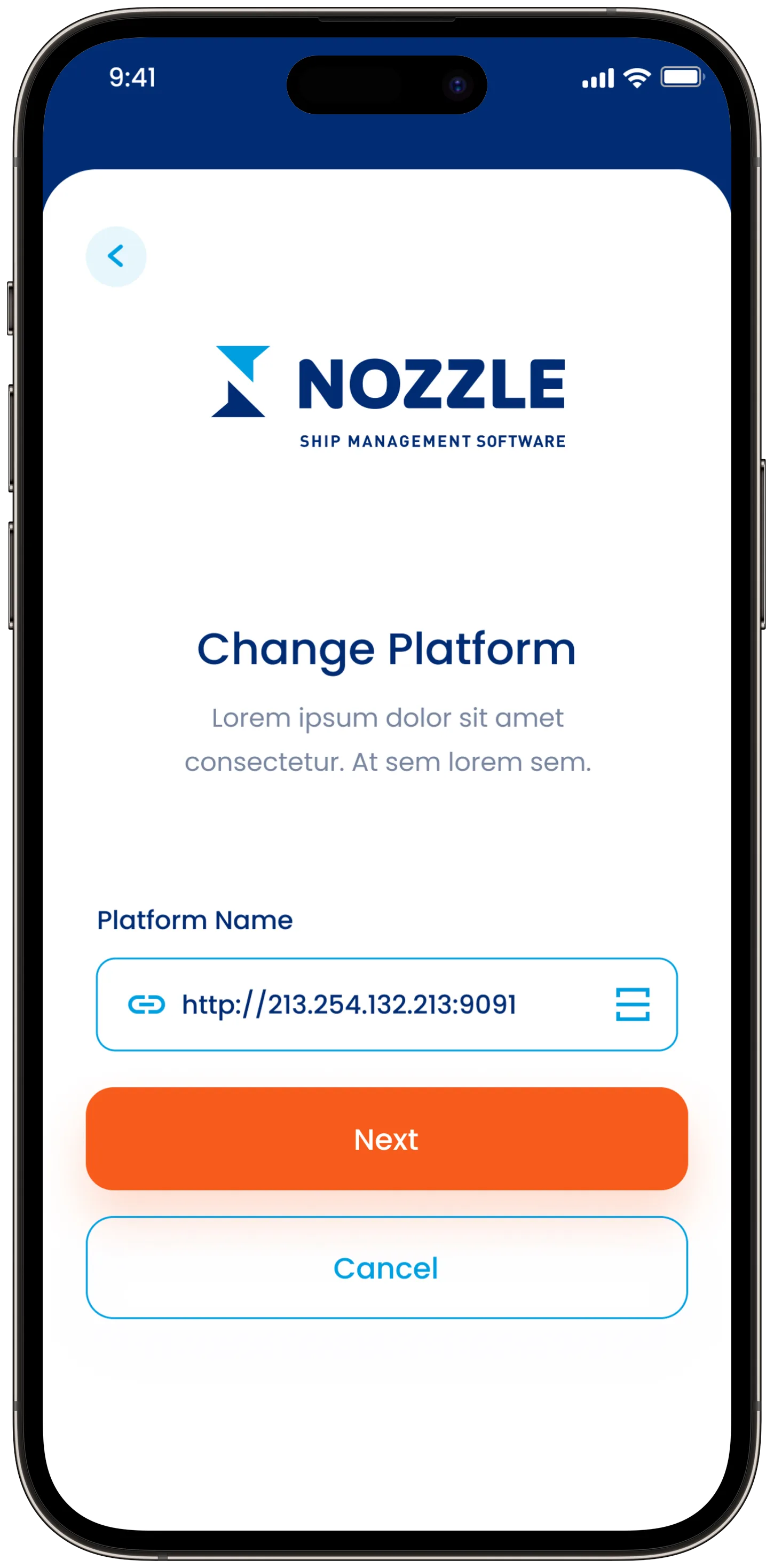 Nozzle Ship App — tasarım 6