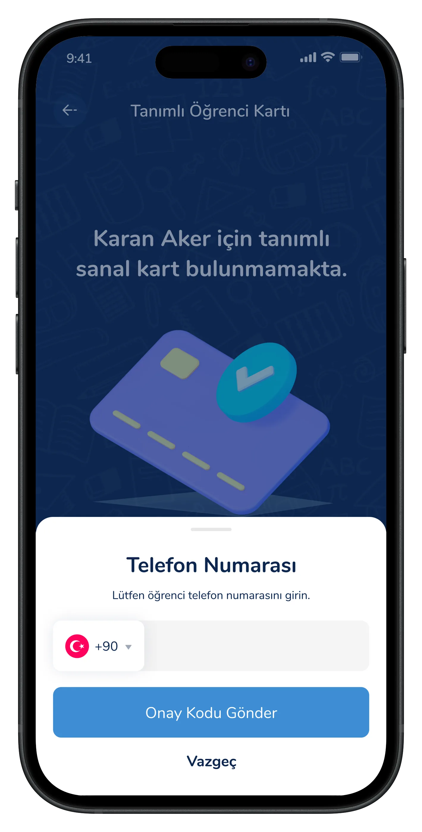 Parent & Student Mobile App — tasarım 24