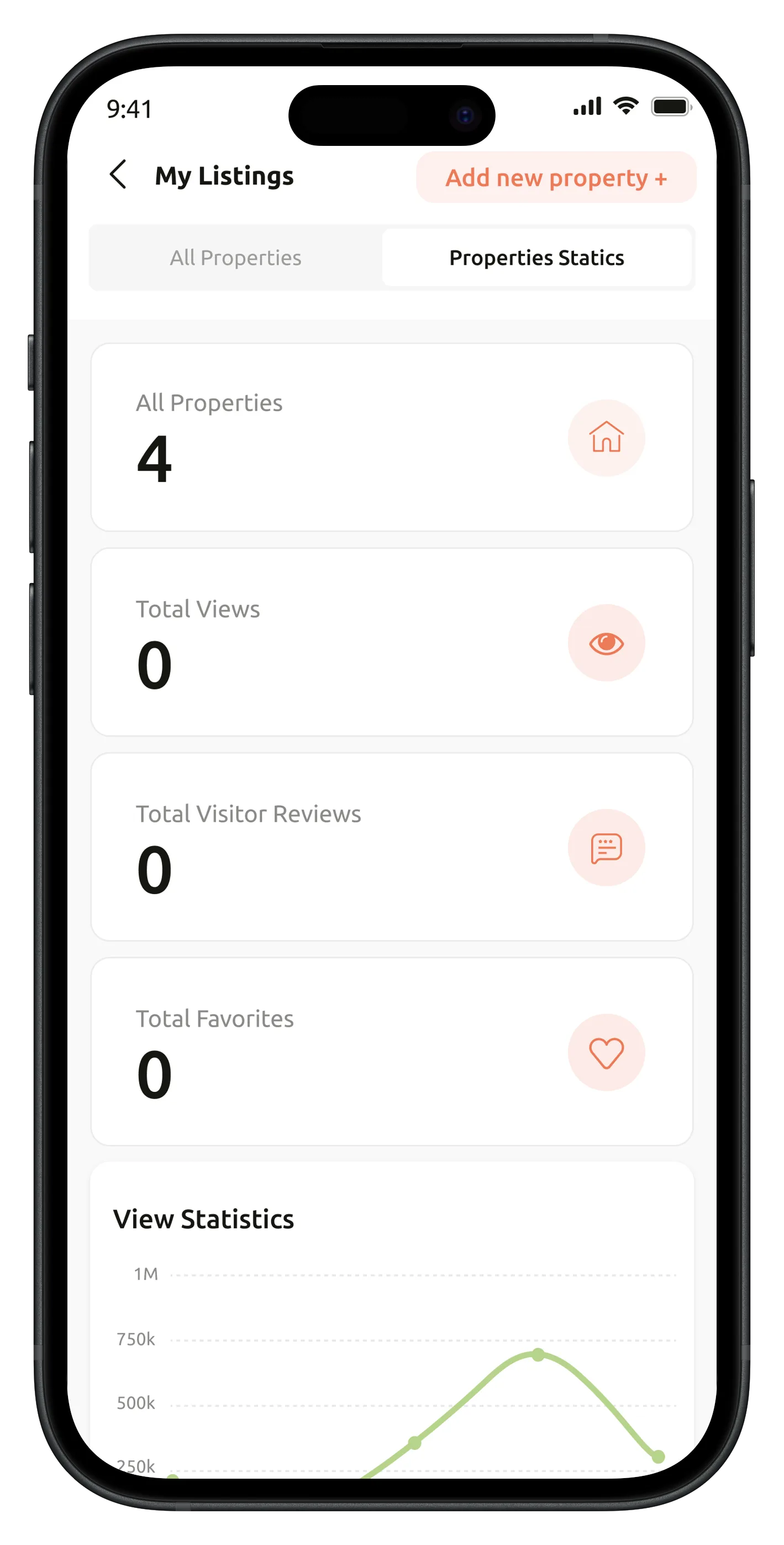 Real Estate App — tasarım 18
