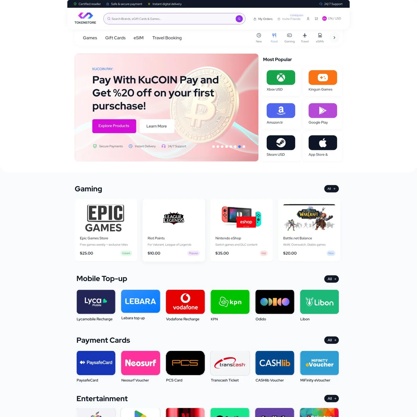 TokenStore — tasarım 10