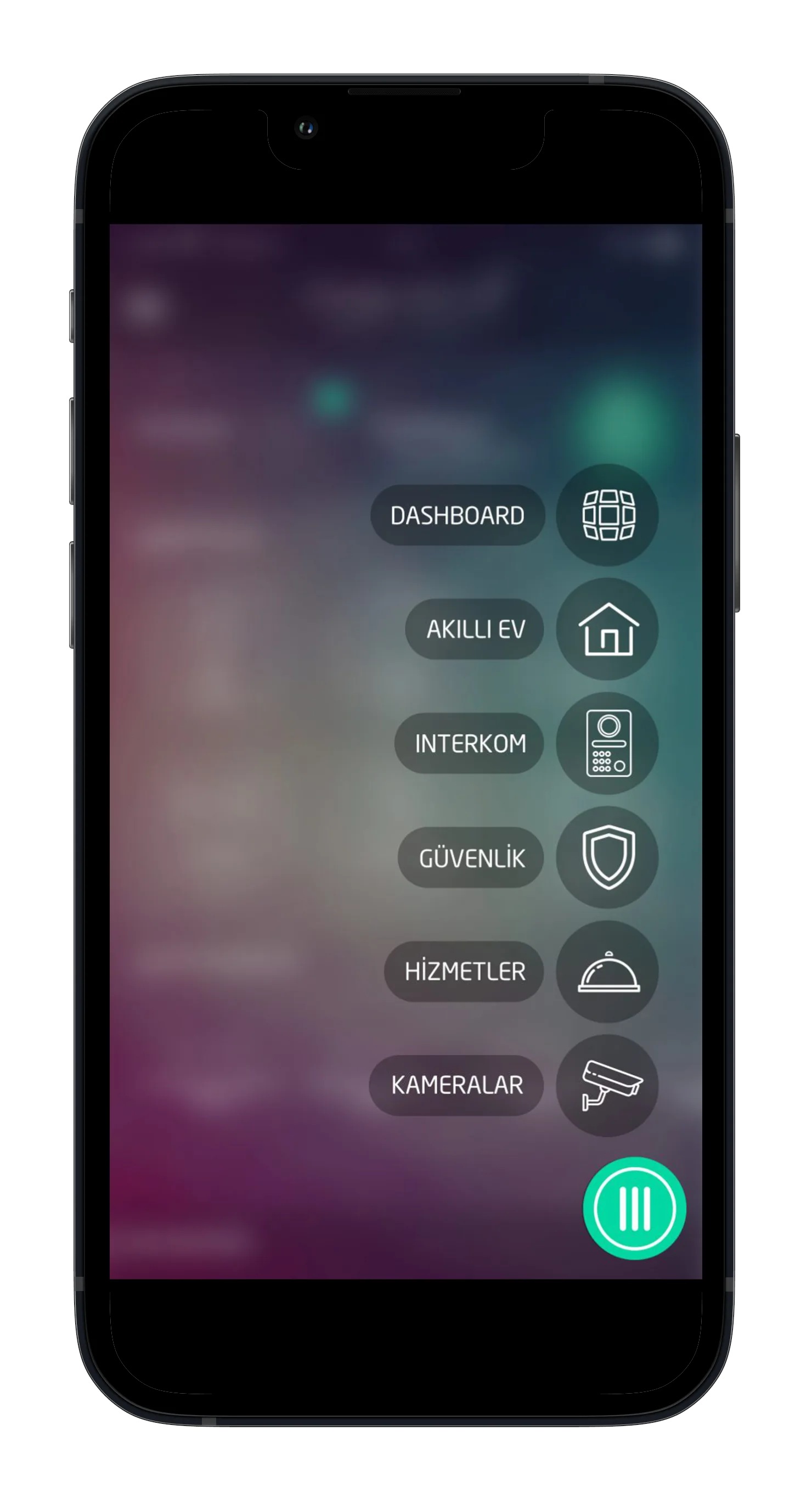 Intelligent House App — tasarım 2