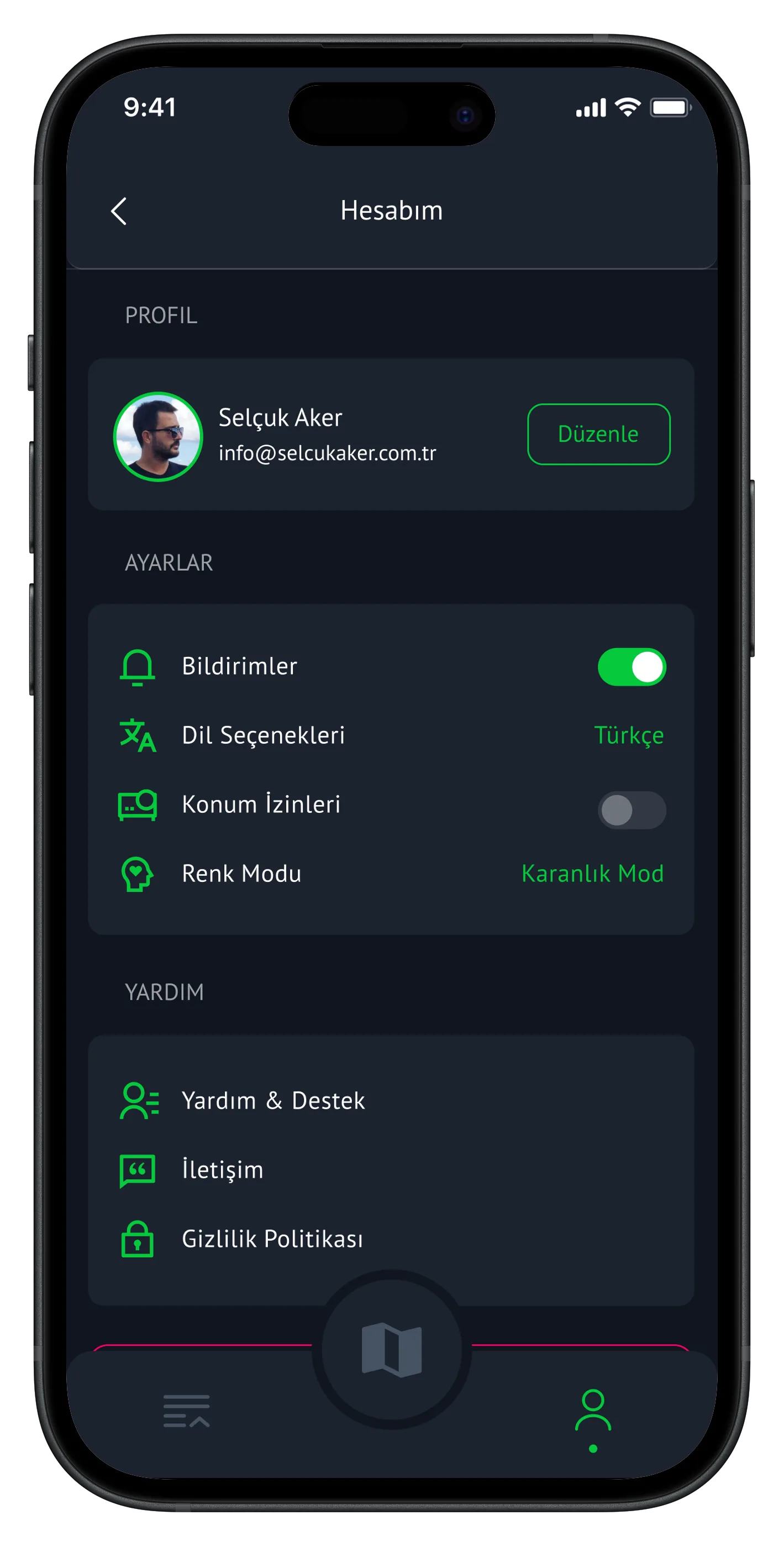 Car Charging Stations App — tasarım 15
