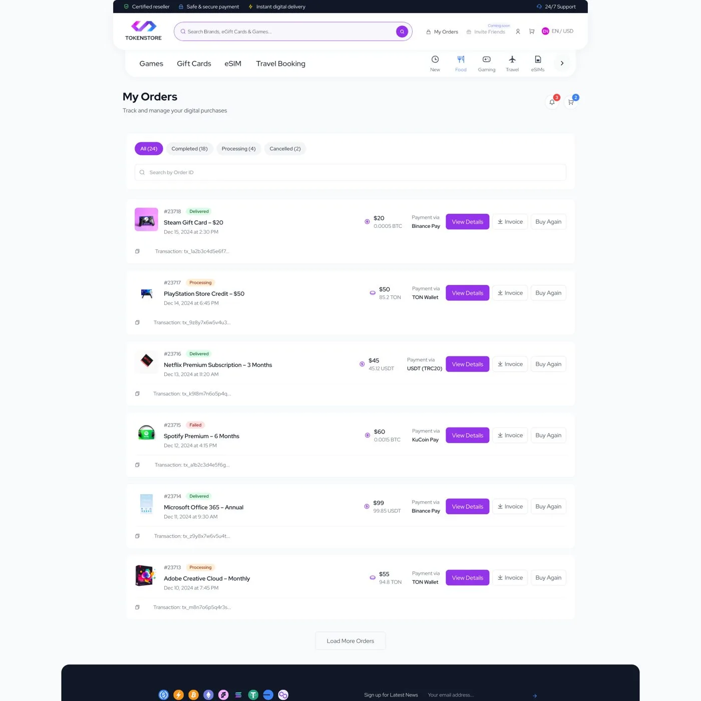 TokenStore — tasarım 17