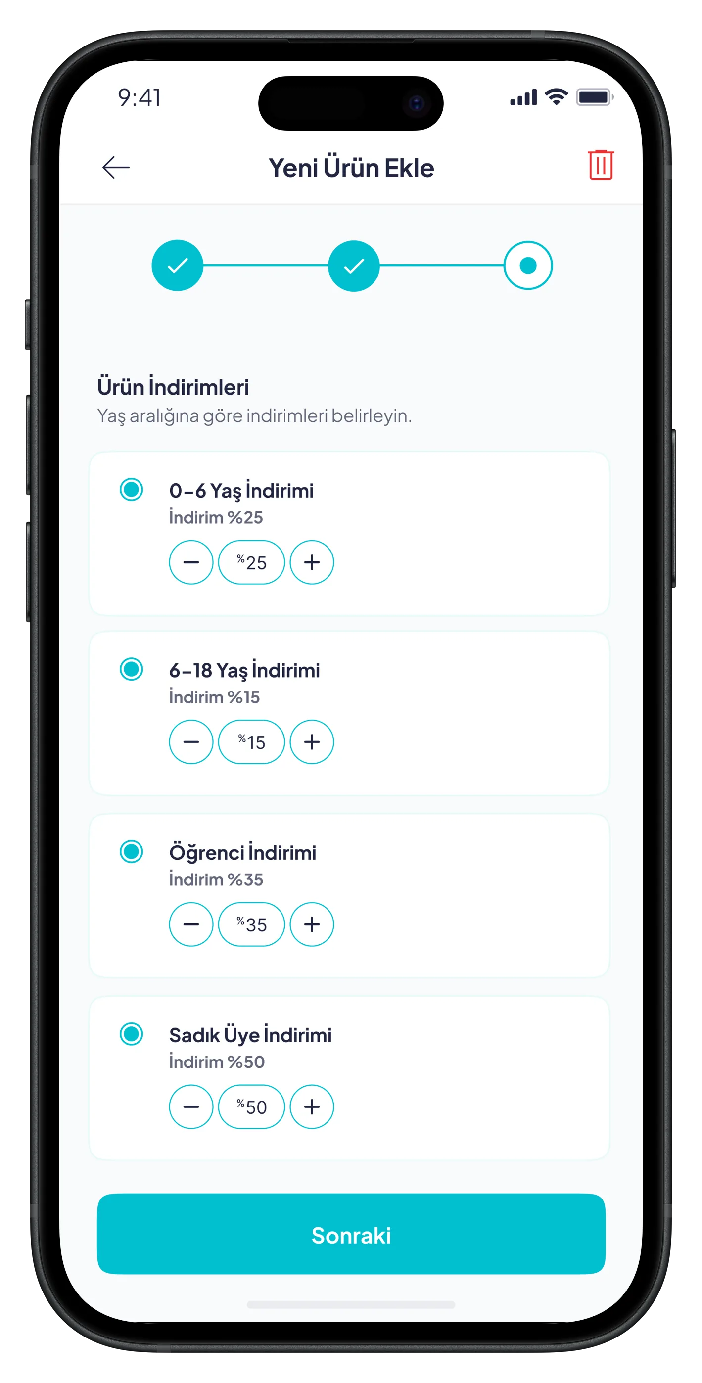 Beach Reservation Mobile App — tasarım 16