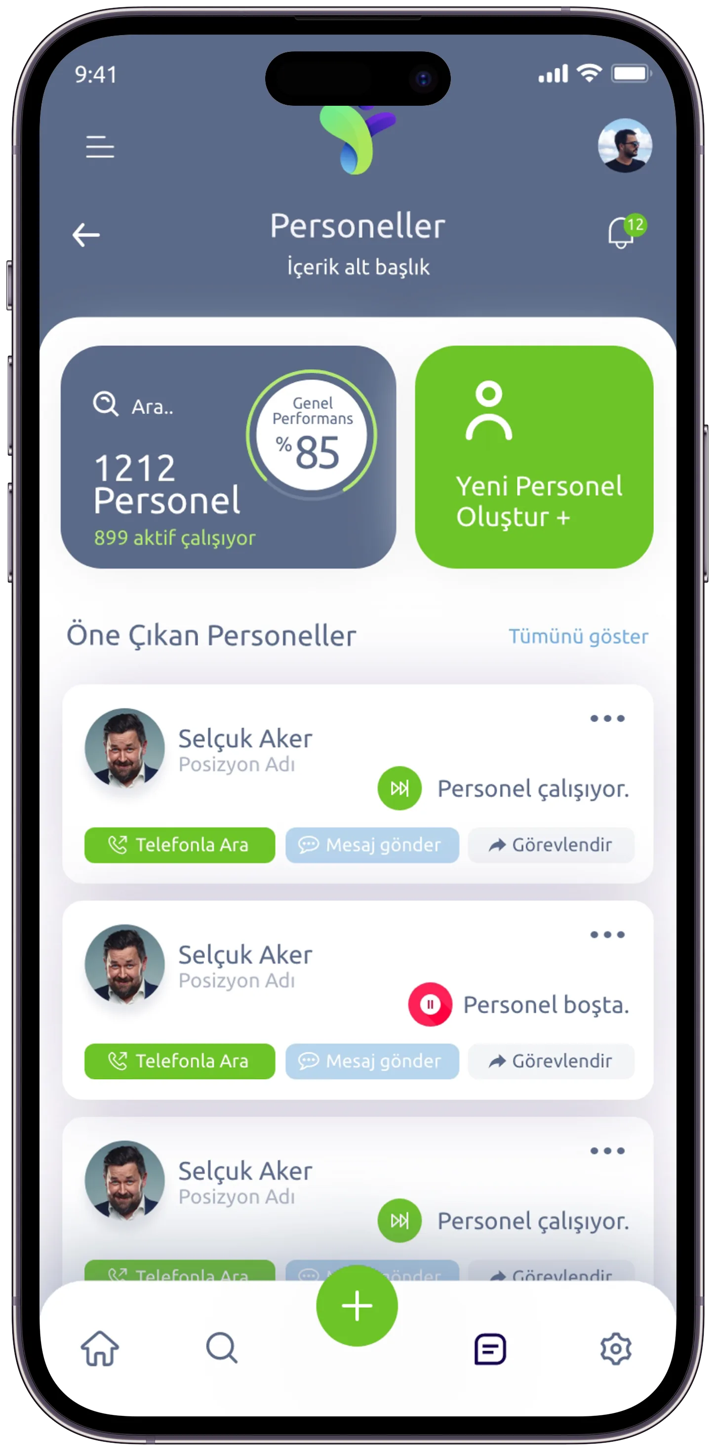 Patron Task App — tasarım 32