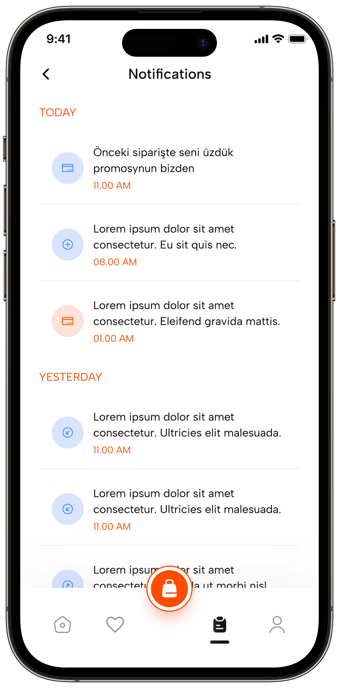 Food Delivery — tasarım 19