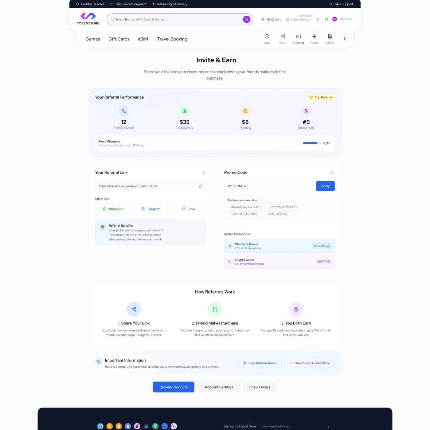 TokenStore — tasarım 11