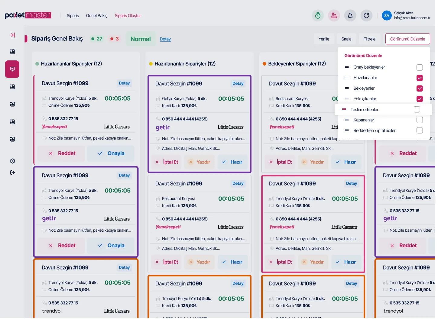 Order Tracking — tasarım 57
