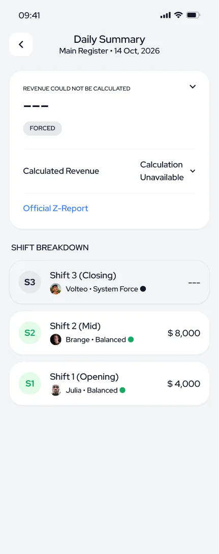 Shift Control — tasarım 34