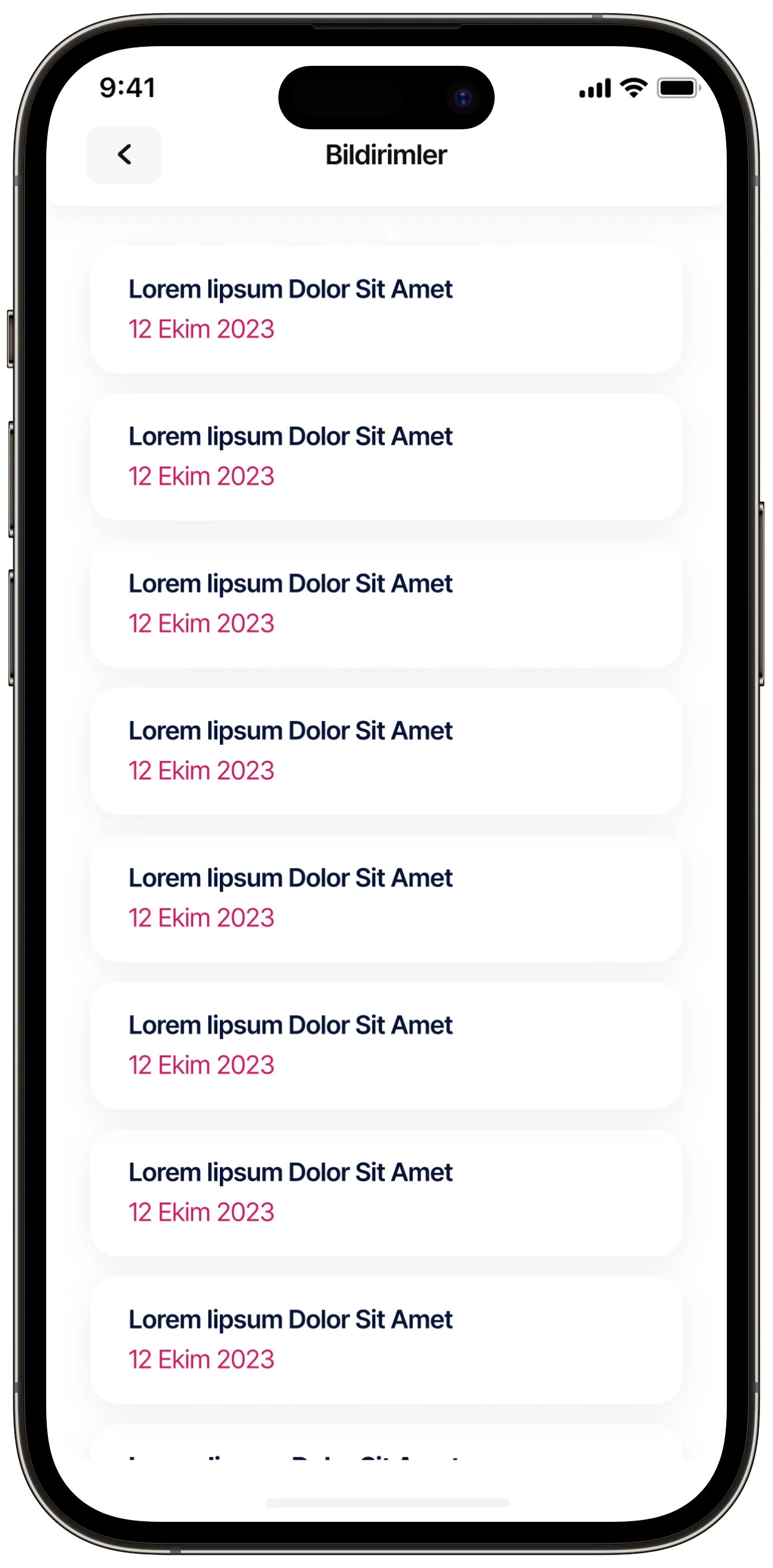 Courier App — tasarım 7