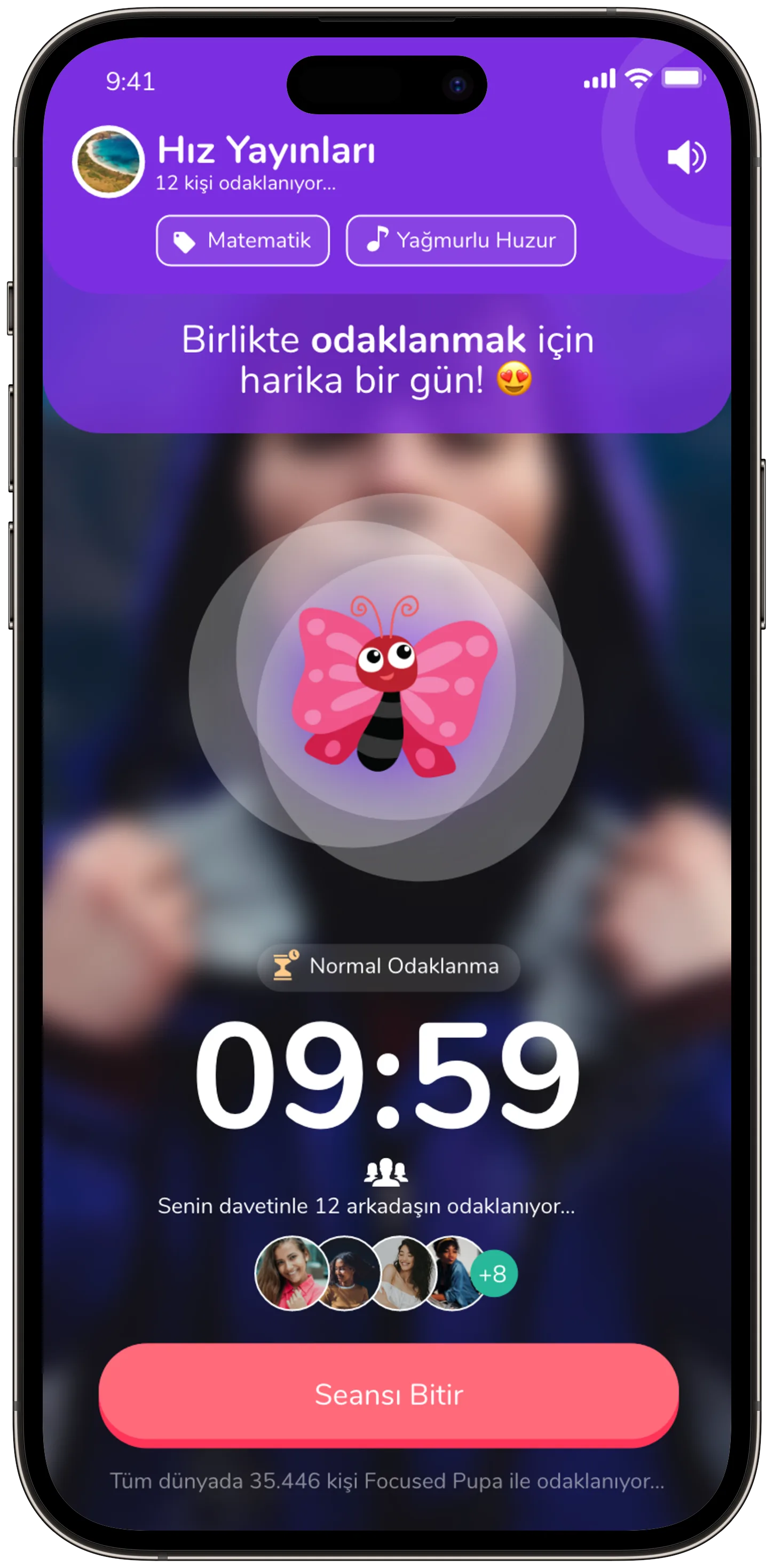 Focused Pupa — tasarım 4