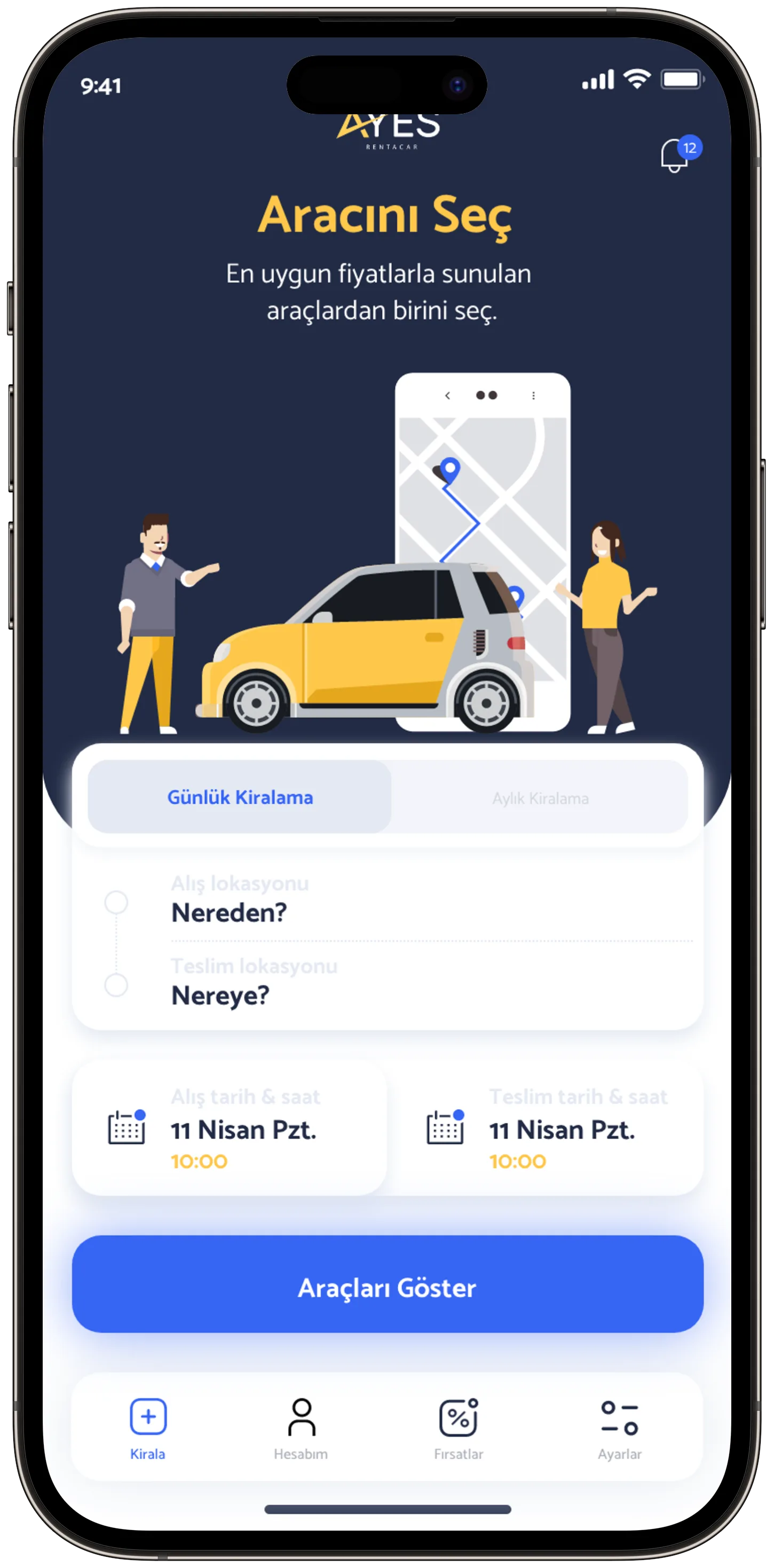 Ayes Rent A Car — tasarım 15