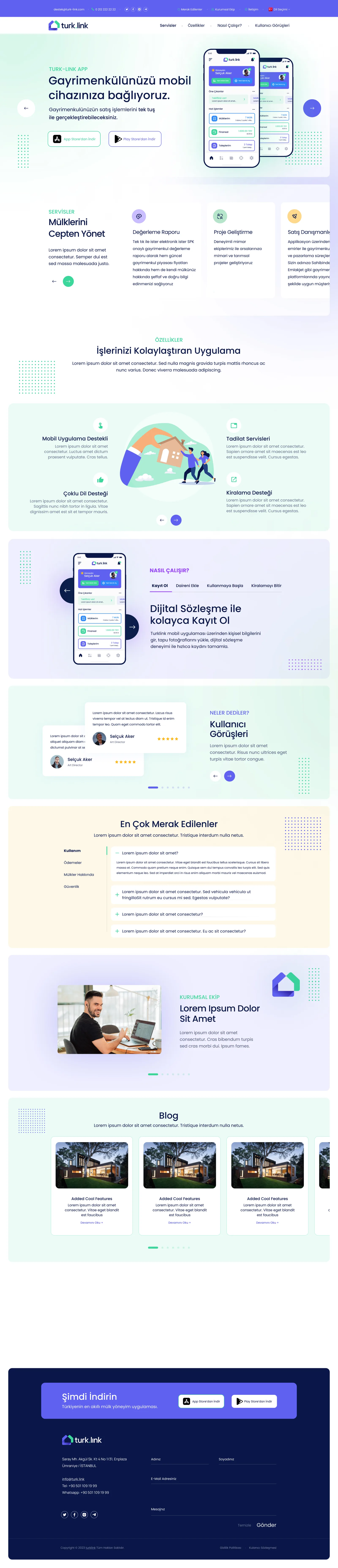 Turklink Real Estate — tasarım 1