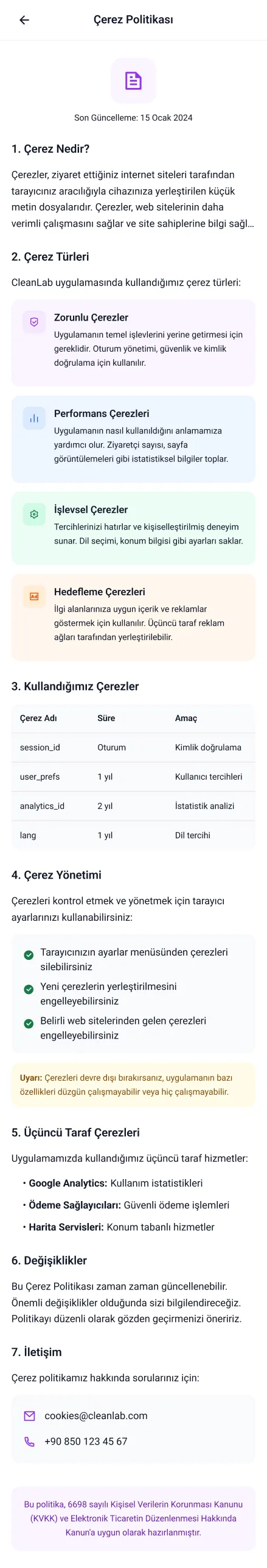 Clean Lab App — tasarım 139
