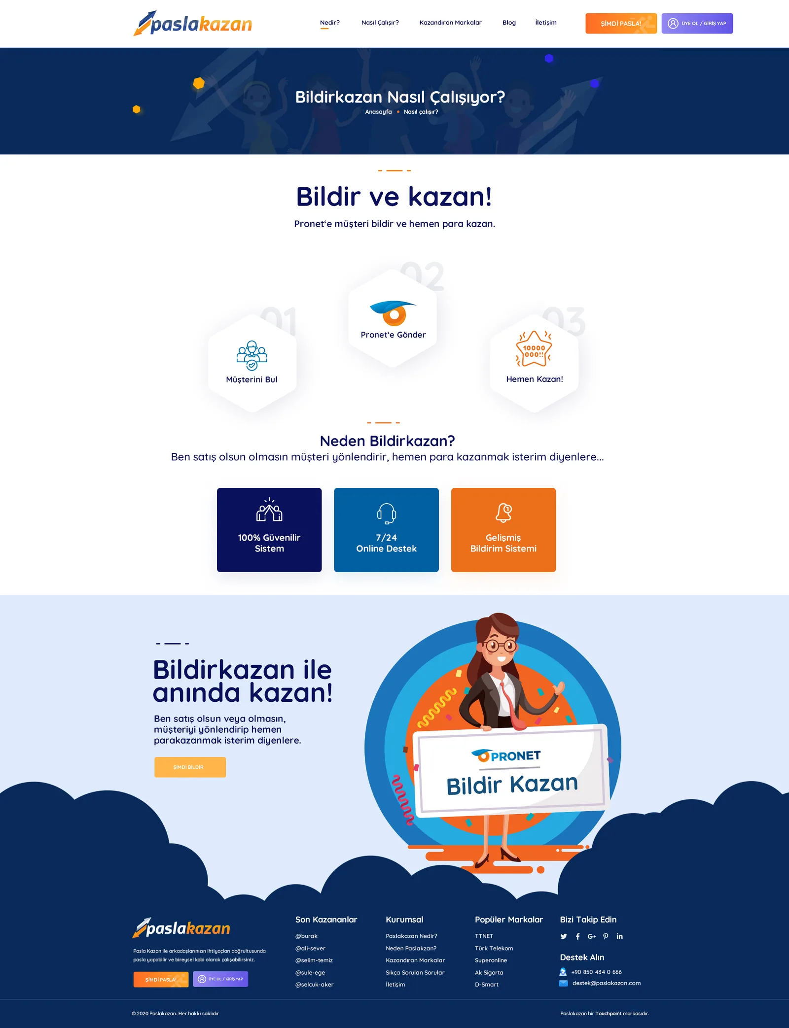 Pasla Kazan Website — tasarım 3