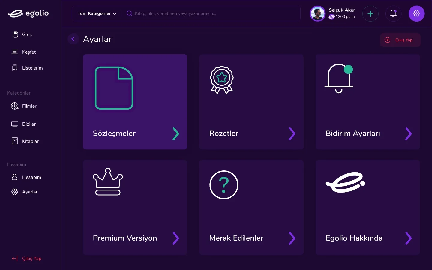 Movie Web App — tasarım 4