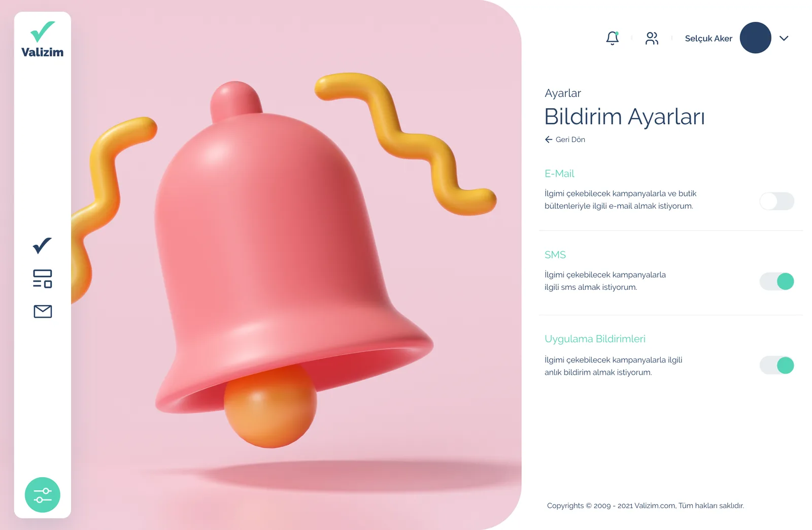 Valizim Travel — tasarım 2