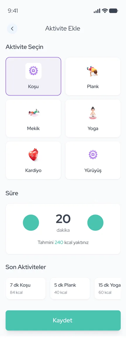 WeDiet — ekran