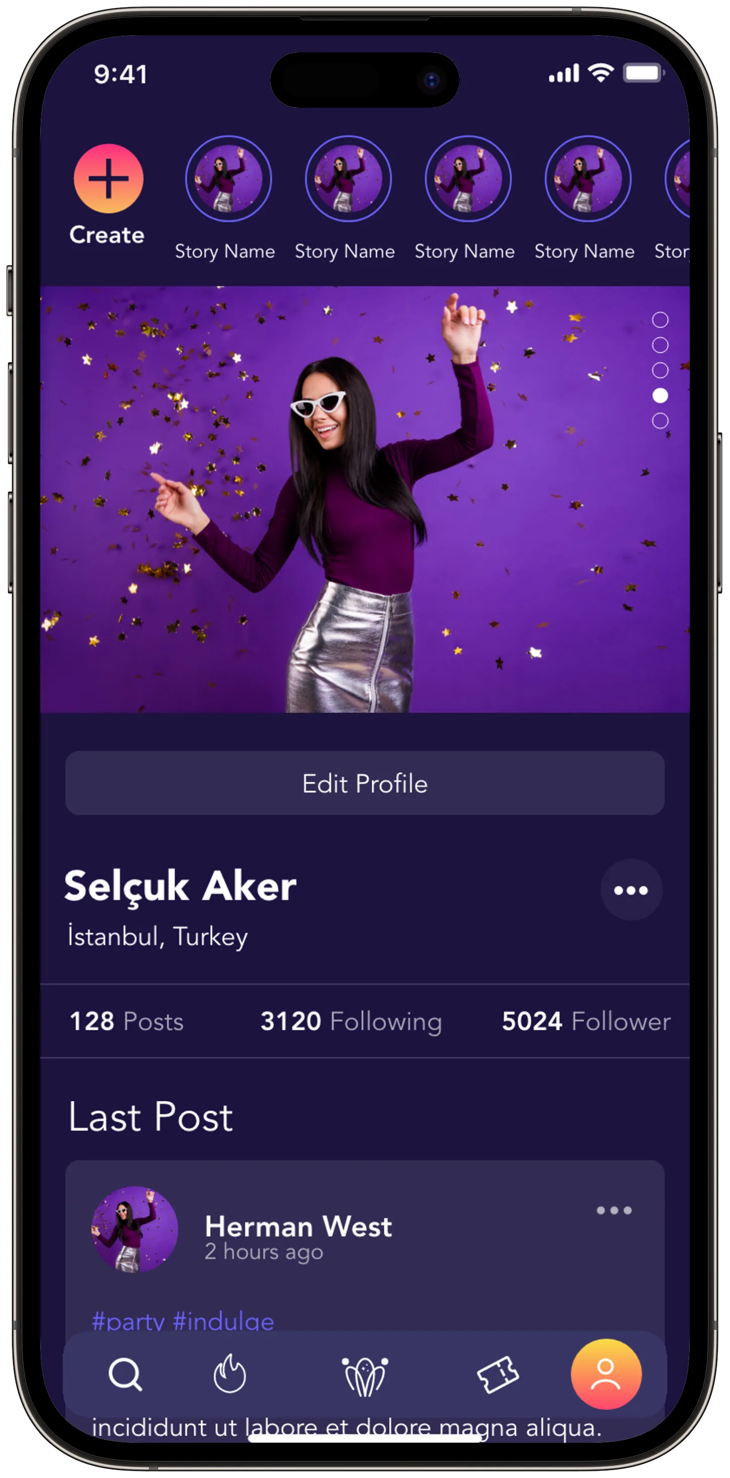 Indulge Social — tasarım 51