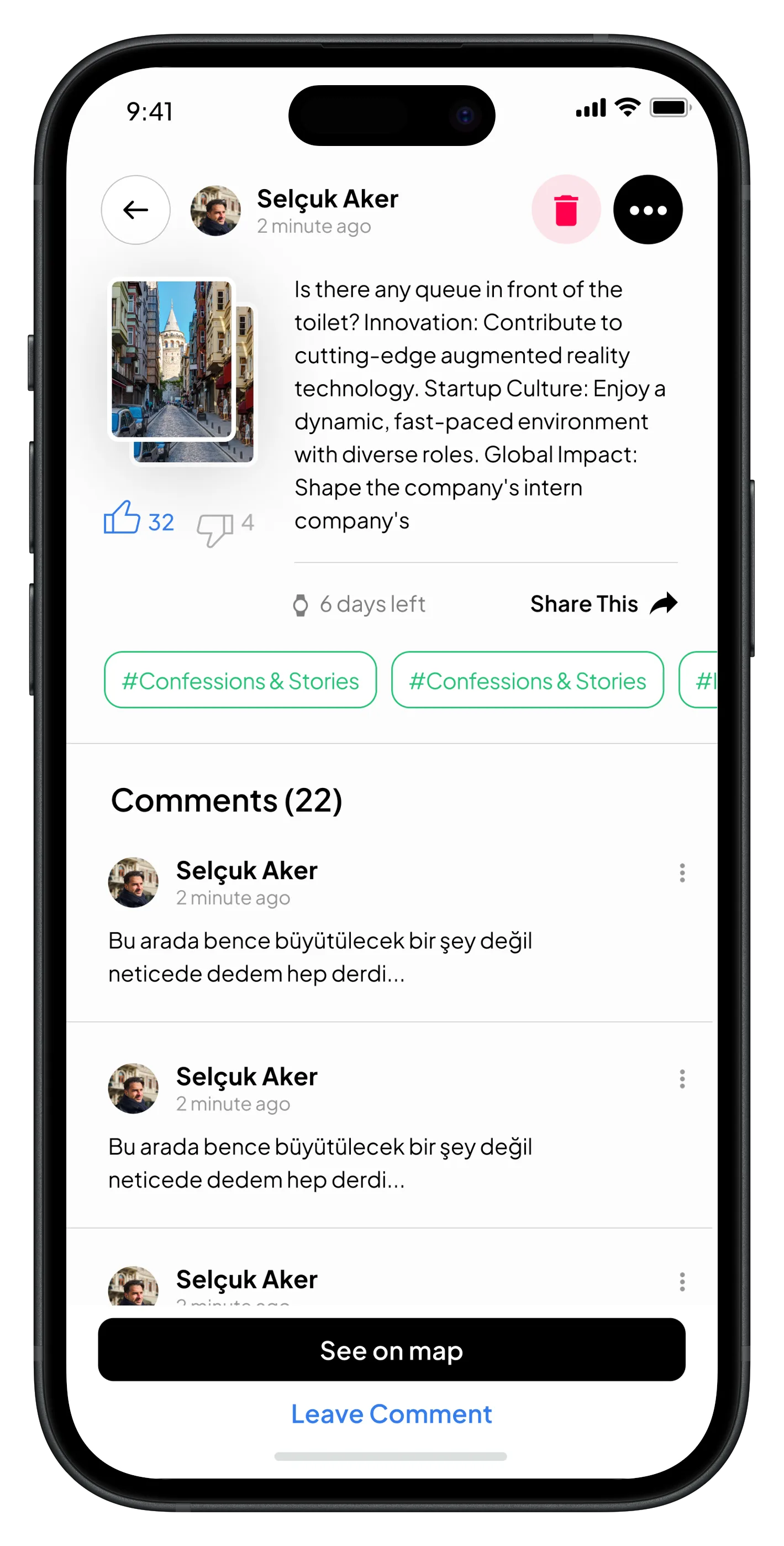 Auglinn Mobile App — tasarım 53