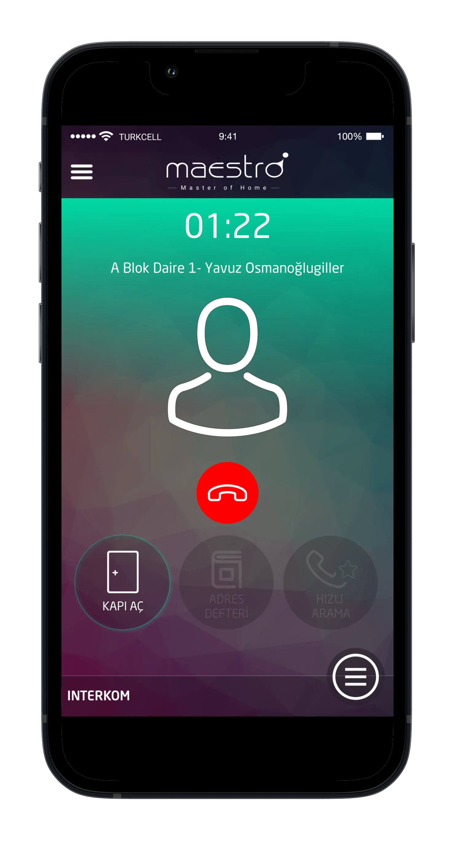 Intelligent House App — tasarım 7