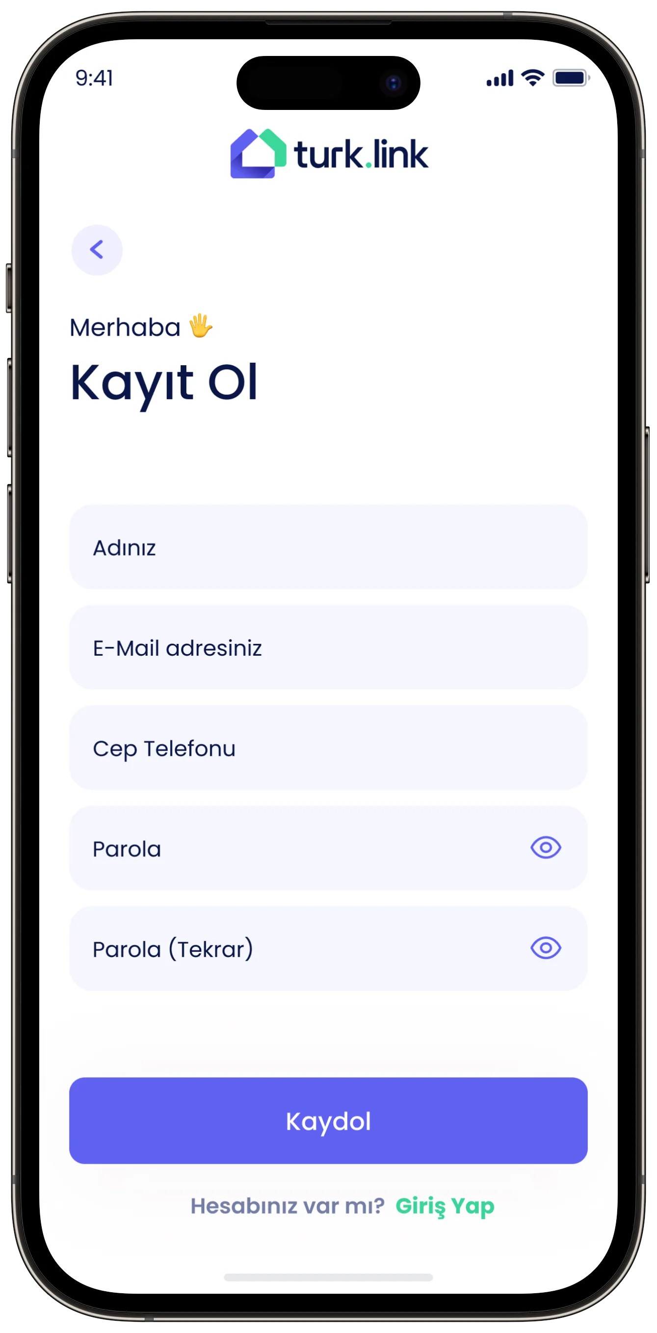 Real Estate App — tasarım 23
