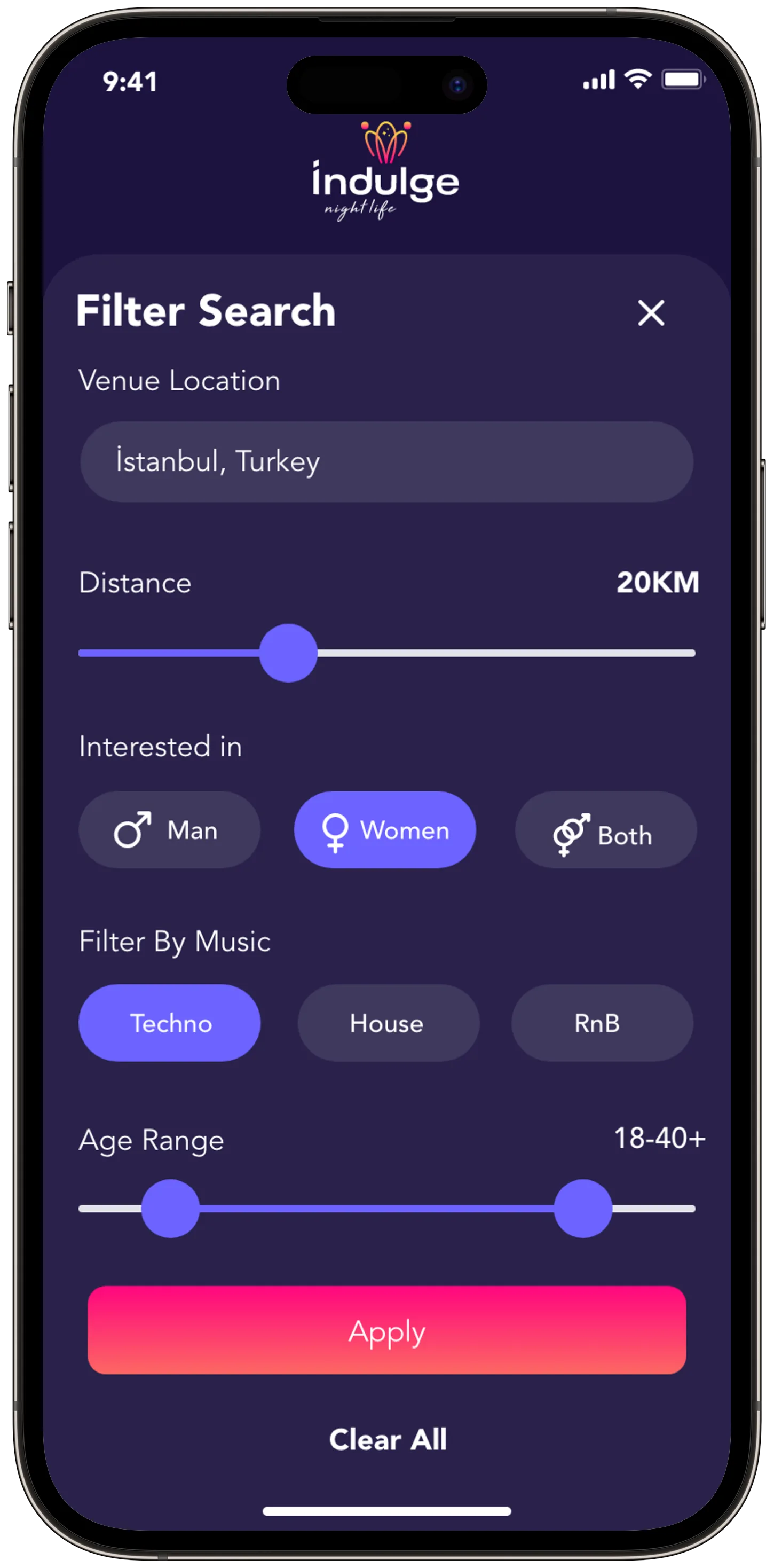 Indulge Social — tasarım 17