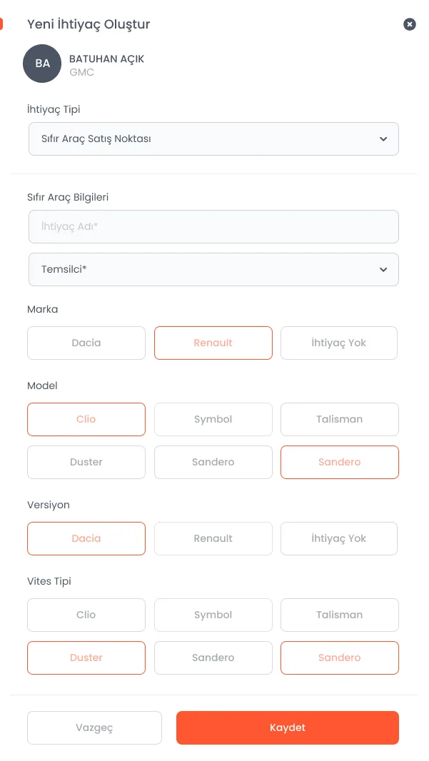 Leadport Customer App — tasarım 26